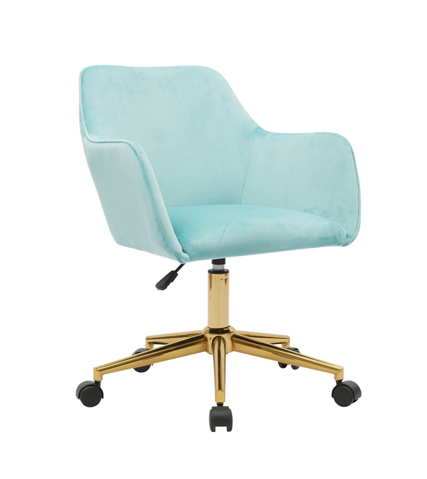 Home Office Chair with Gold Metal Legs