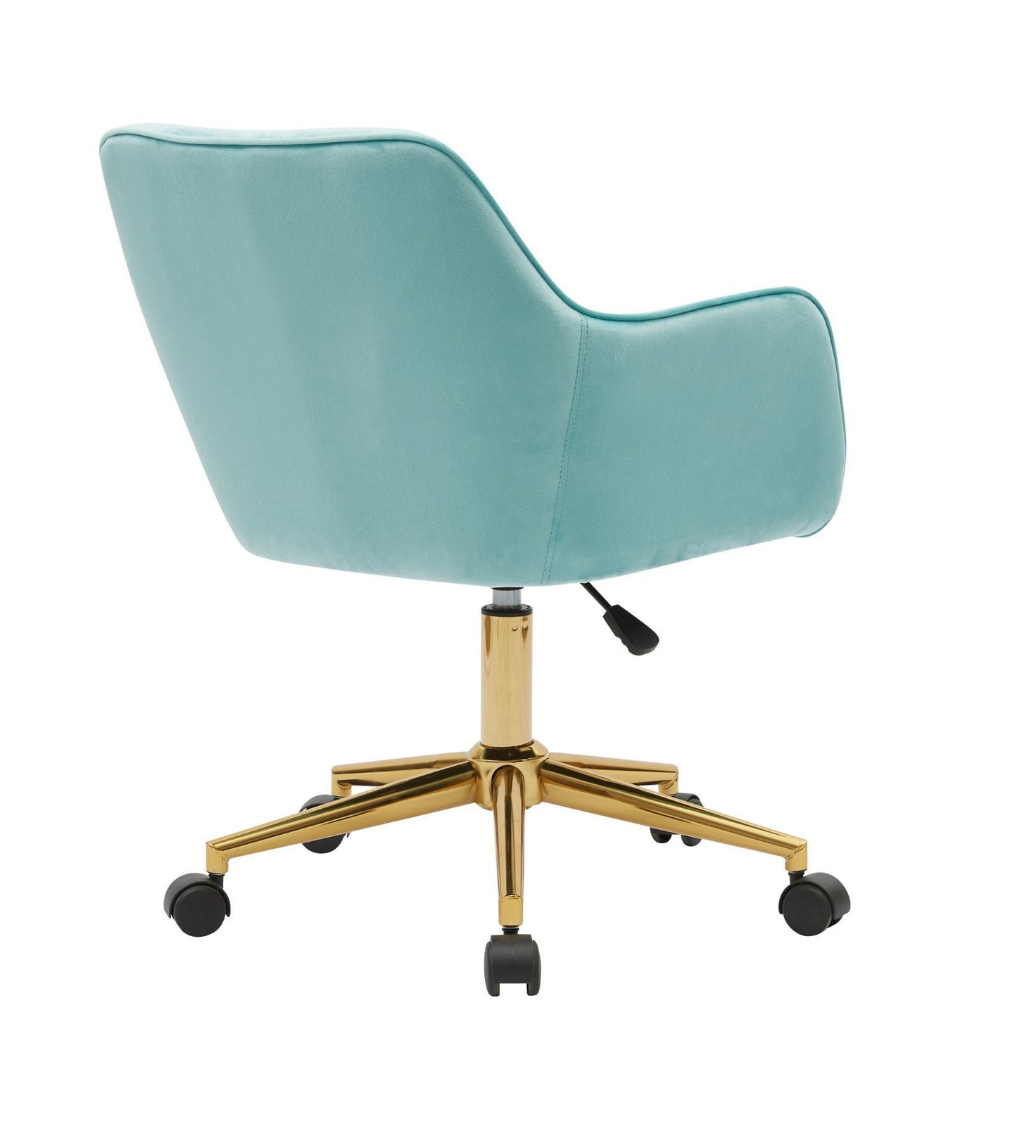 Home Office Chair with Gold Metal Legs