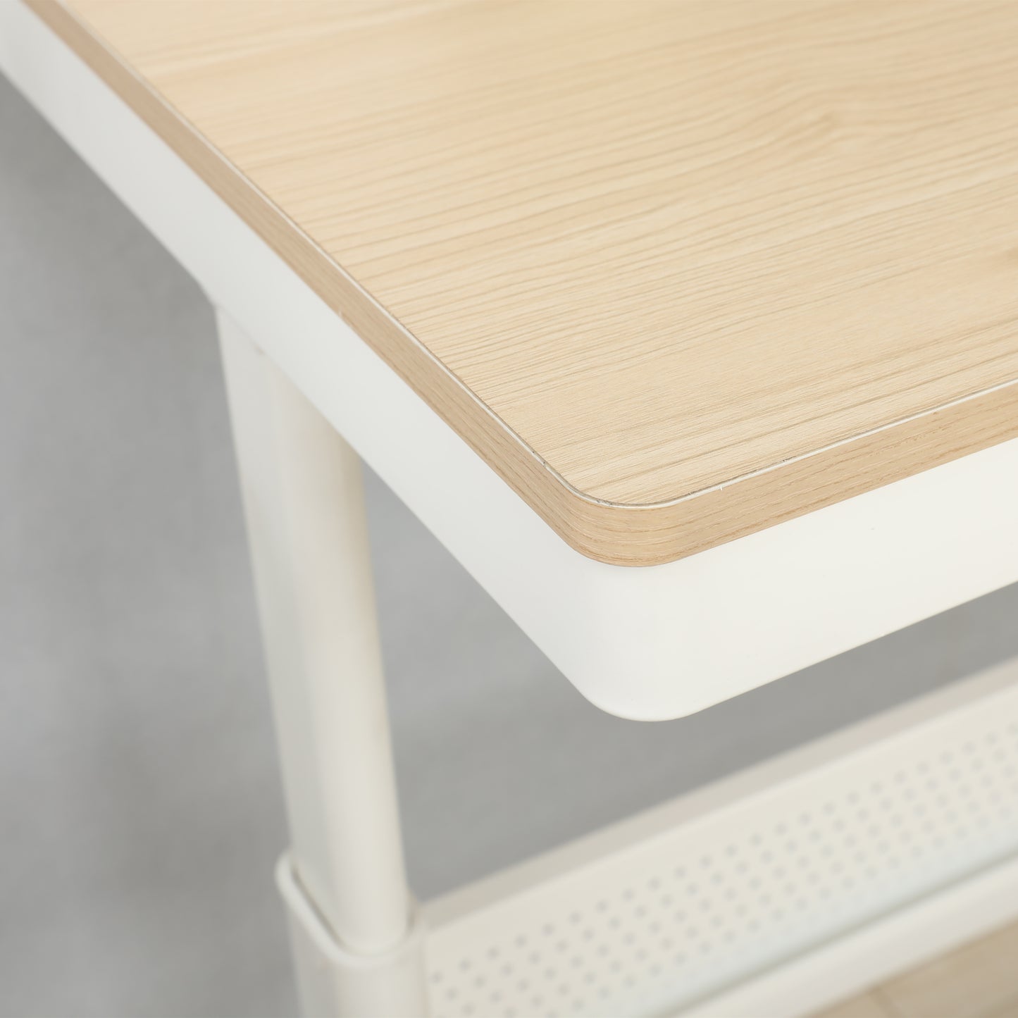 Adjustable Height Stand up Desk with Metal Drawer
