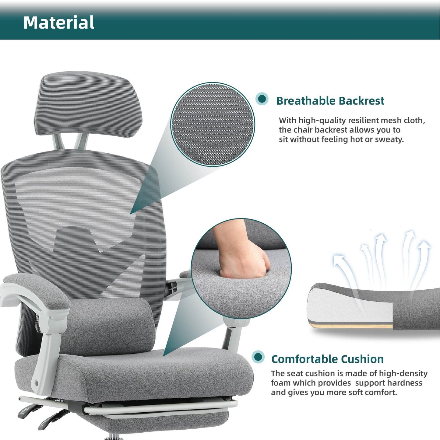Computer Ergonomic Office Chair Lumbar Support Pillow