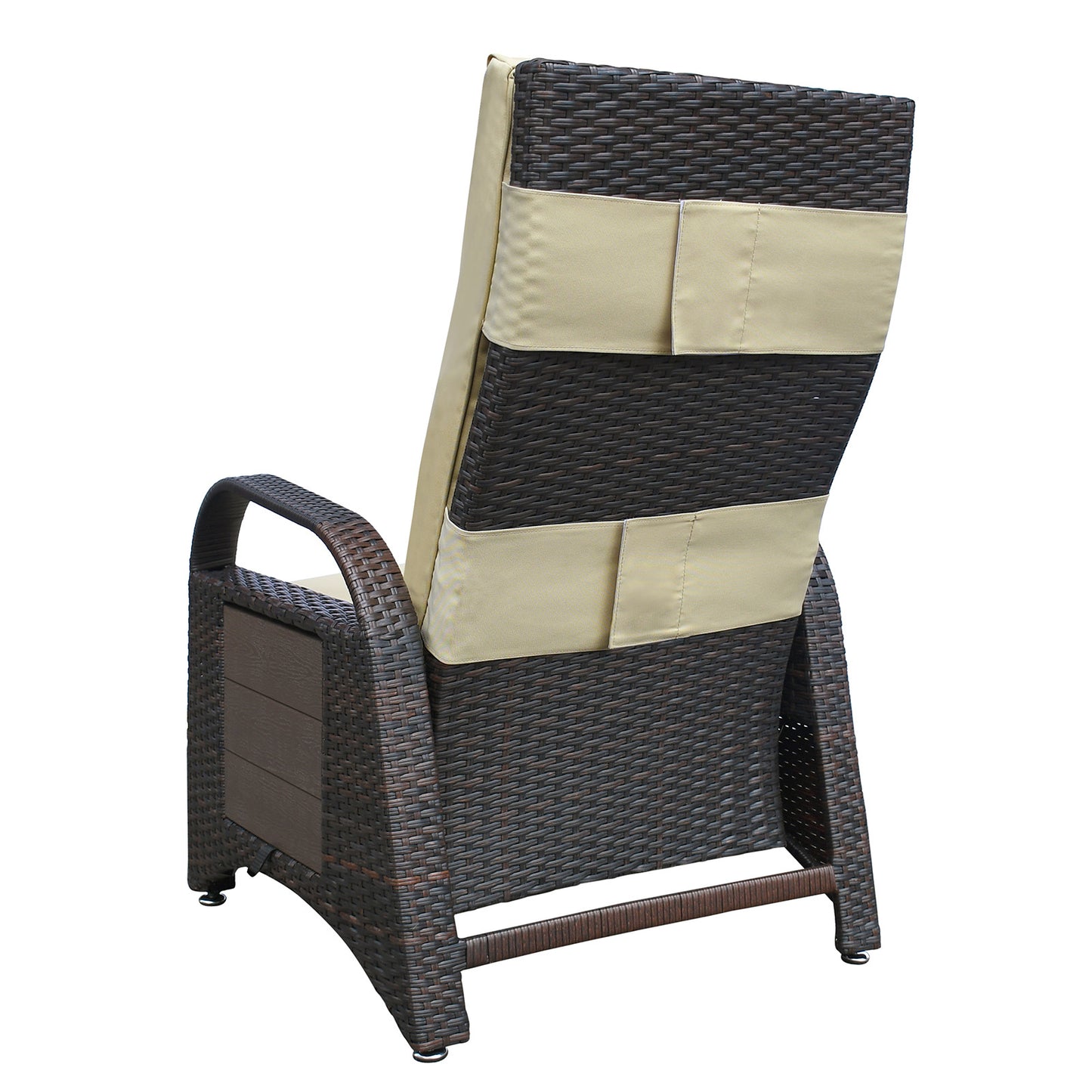 Outdoor Recliner Chair Adjustable Reclining Lounge Chair