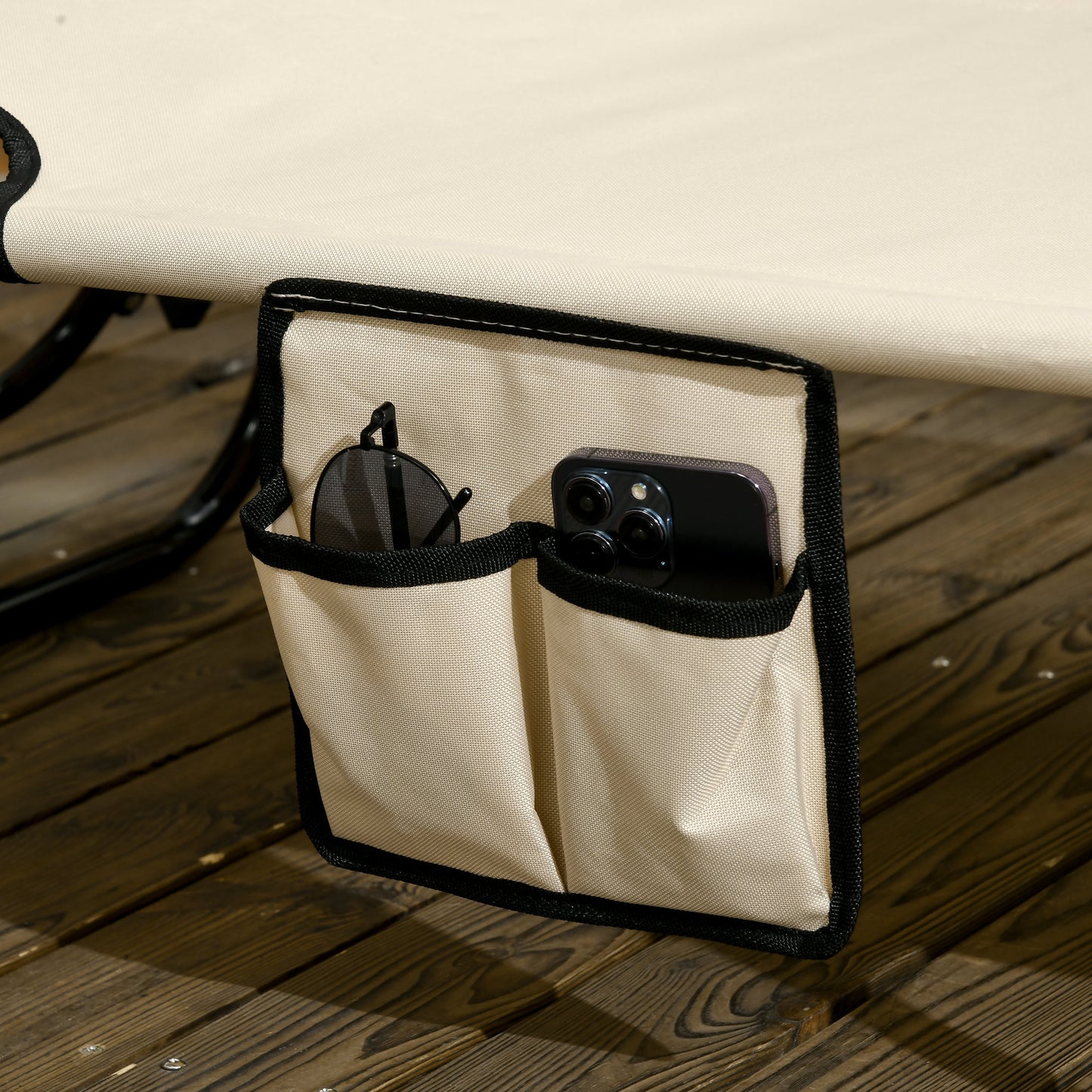 Folding Chairs, Outdoor Sun Tanning, Canopy Shade, Reclining