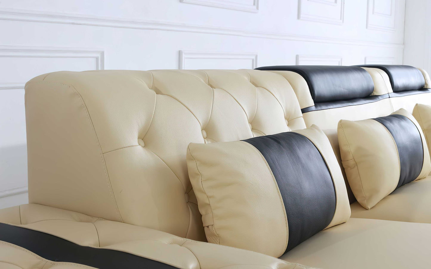 Tion Modern Sectional Sofa with LED Light