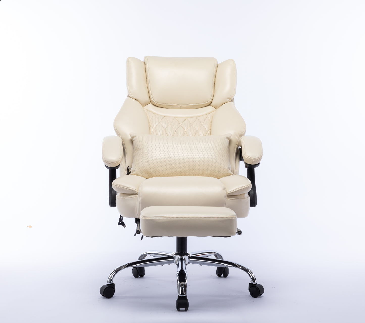 Massage Reclining Office Chair, Footrest, Executive Home Desk