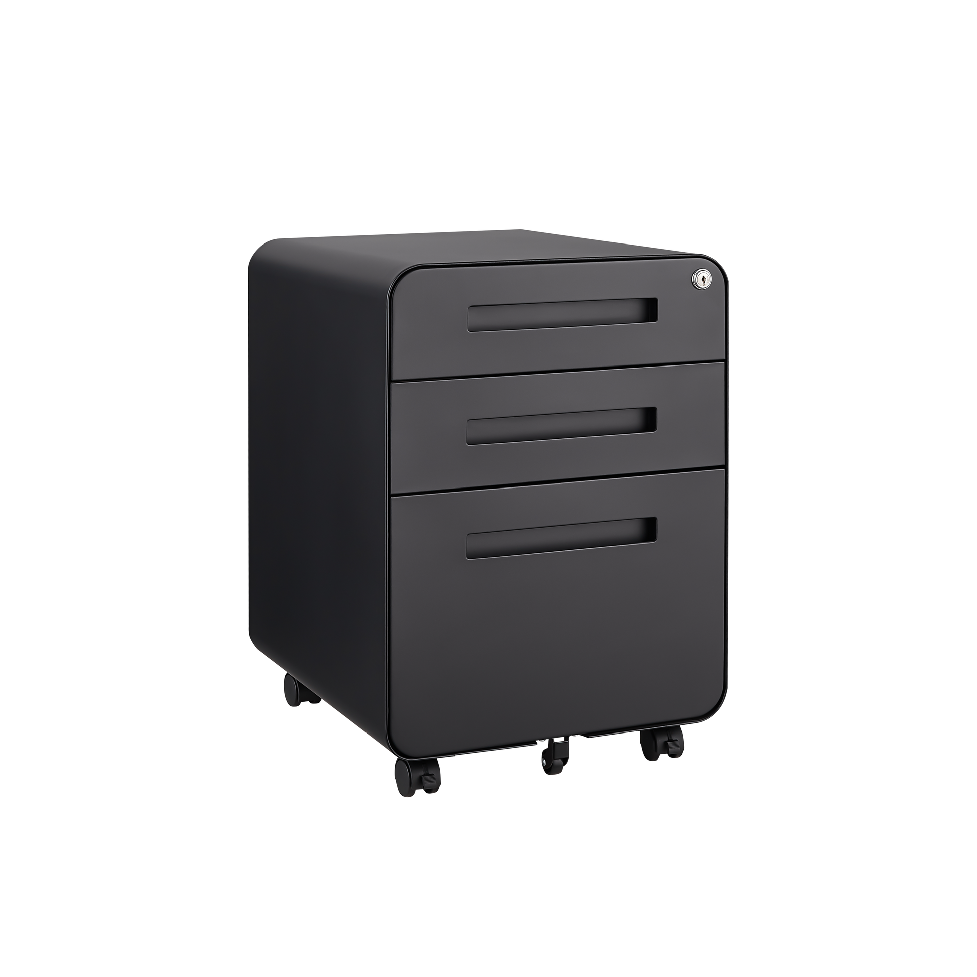 3 Drawer Mobile File Cabinet Under Desk Office