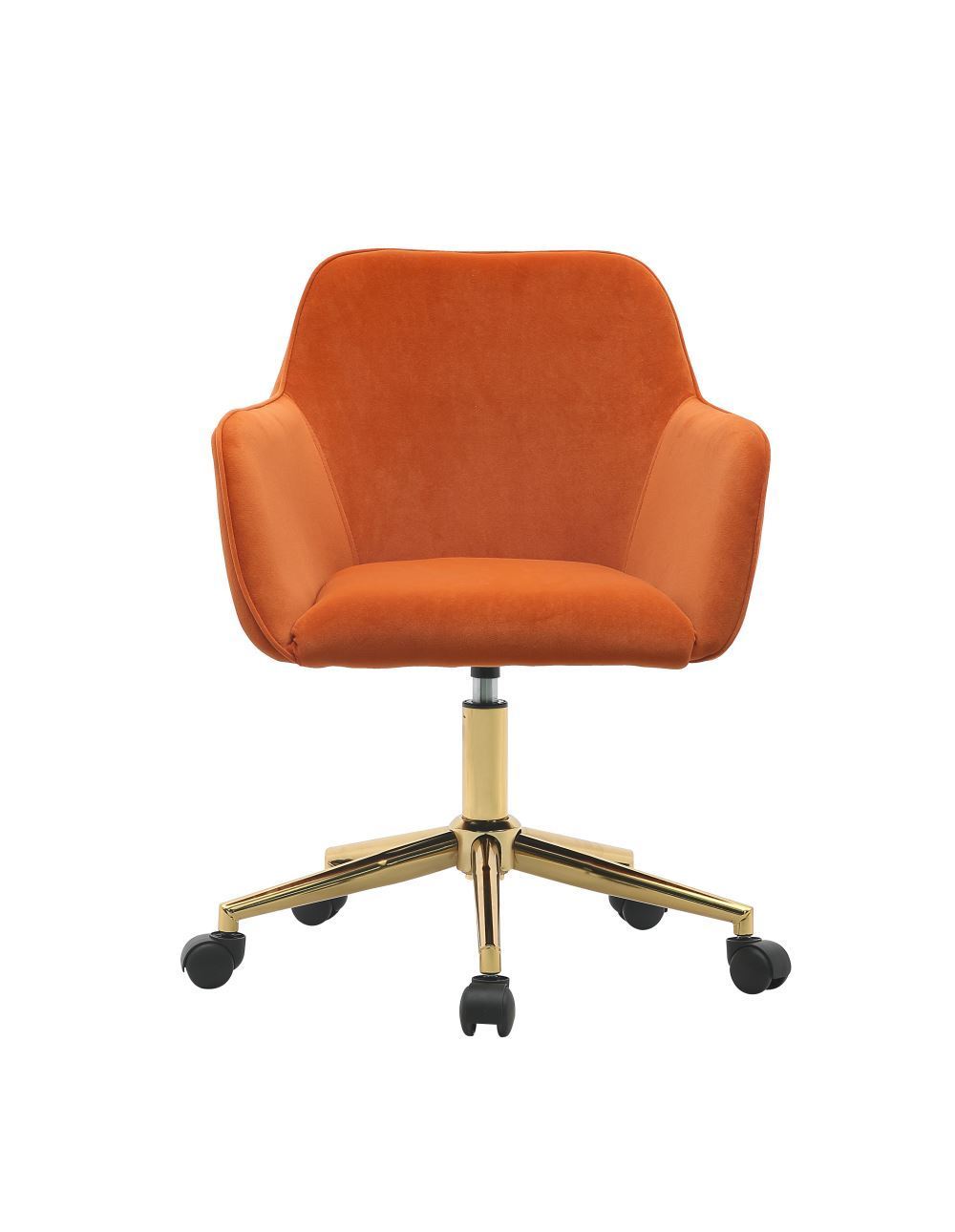 Home Office Chair Gold Metal Legs