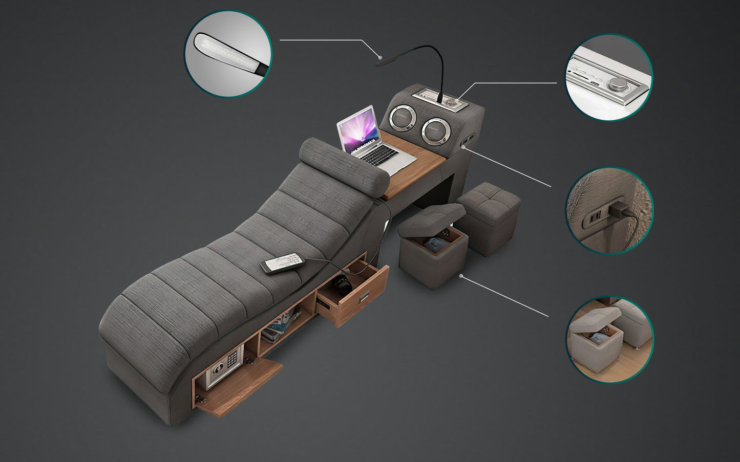 Tech Smart Ultimate Bed | All In One Bed