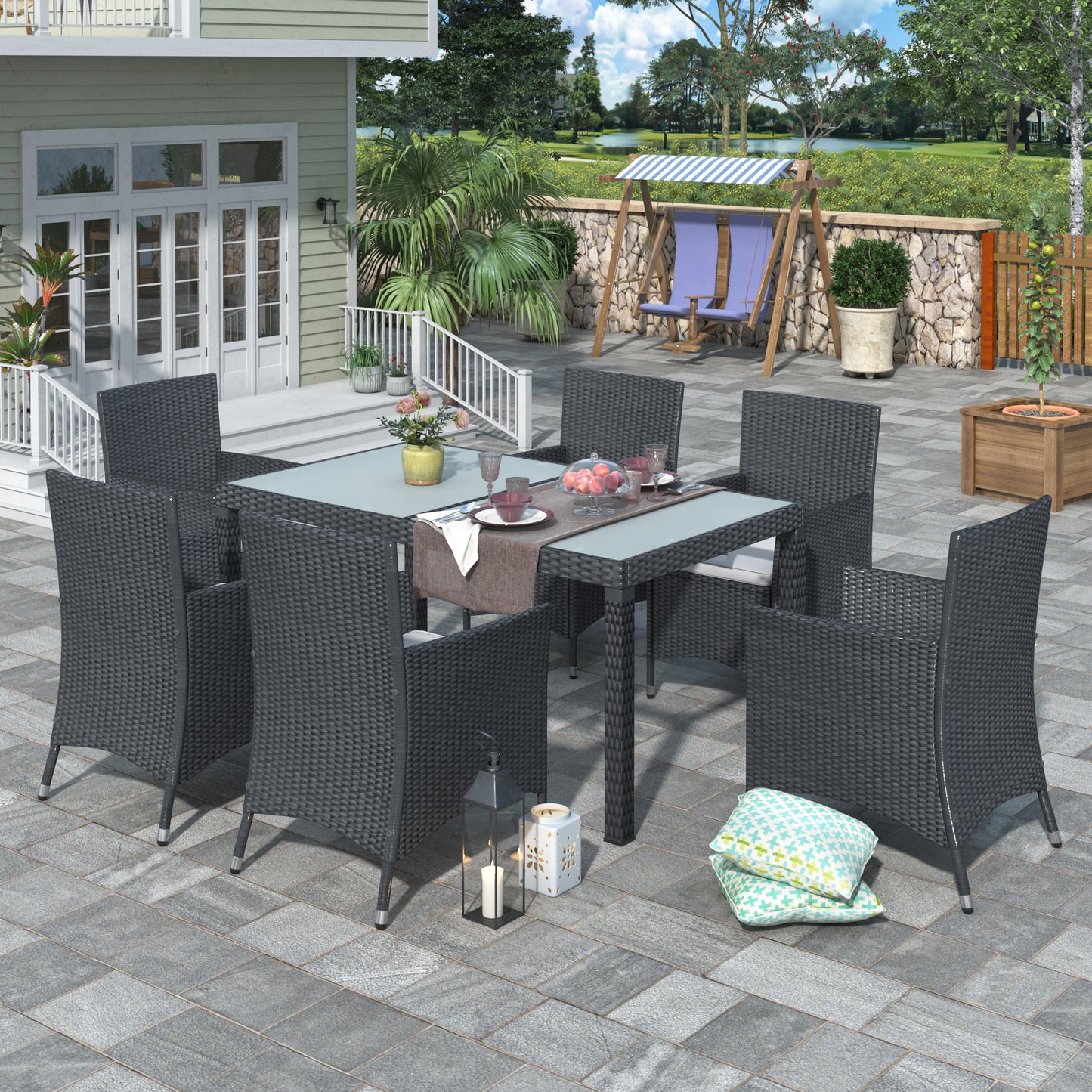 7-piece Patio Outdoor Dining set