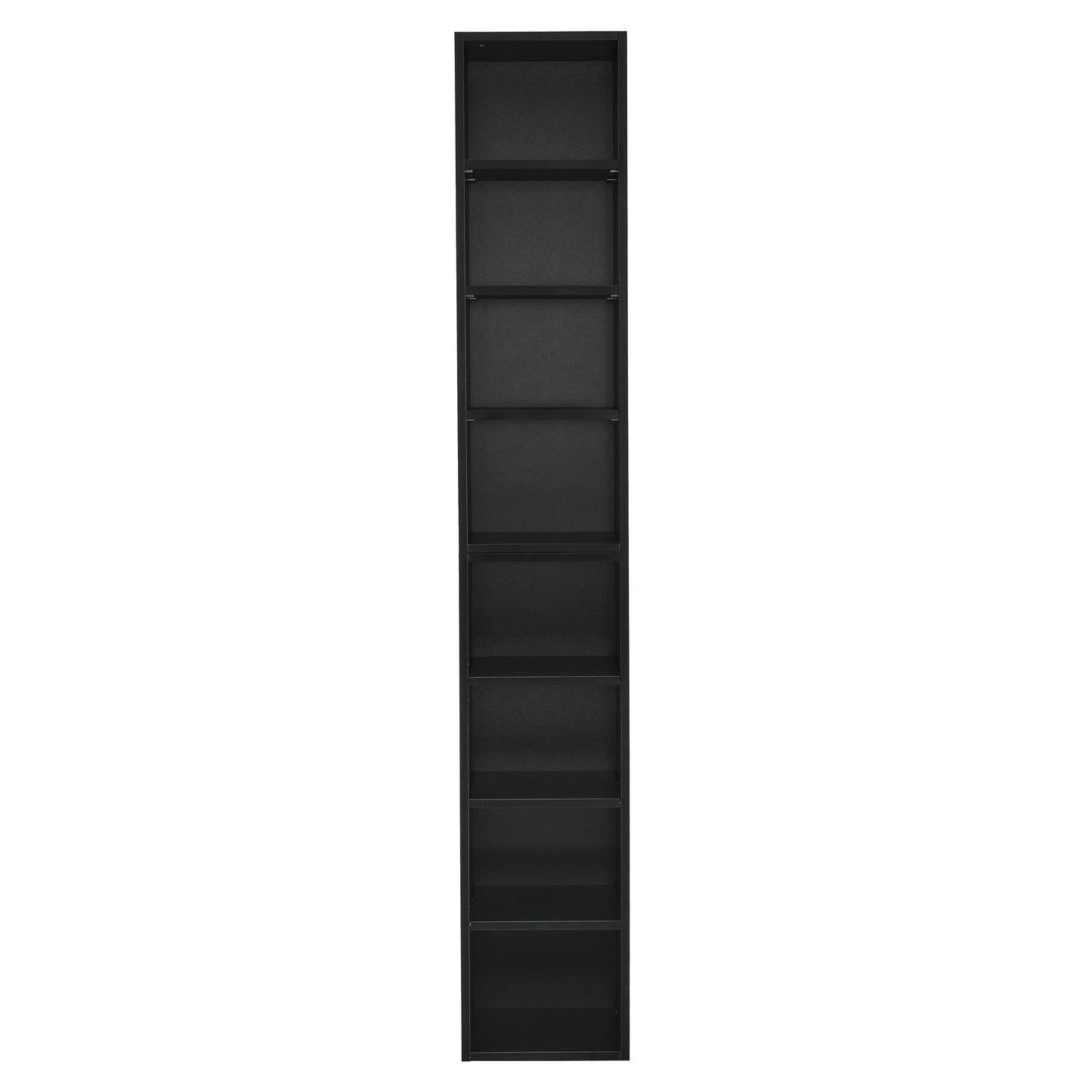 Slim Storage Cabinet with Adjustable Shelves for Home Office