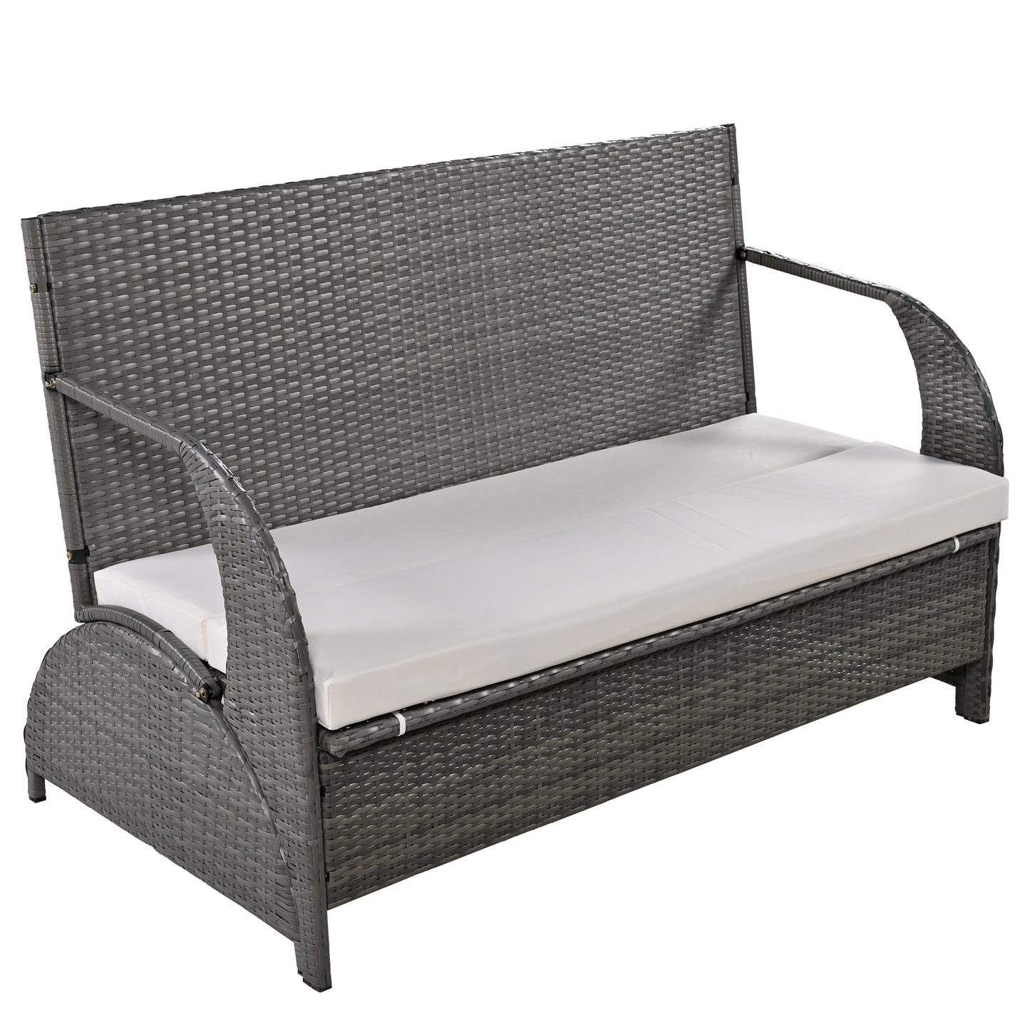 Outdoor Loveseat and Convertible to four seats and a table