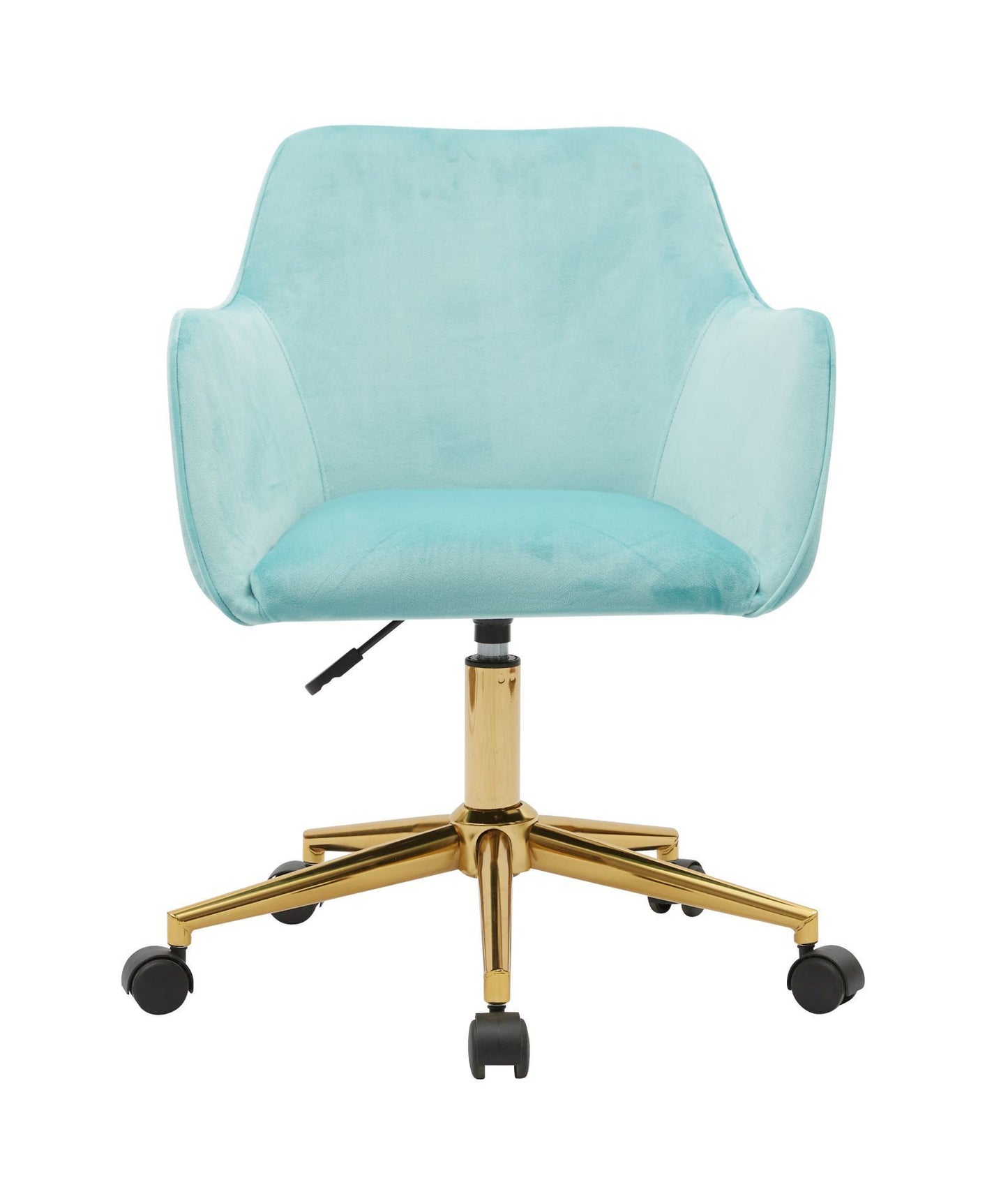 Home Office Chair with Gold Metal Legs