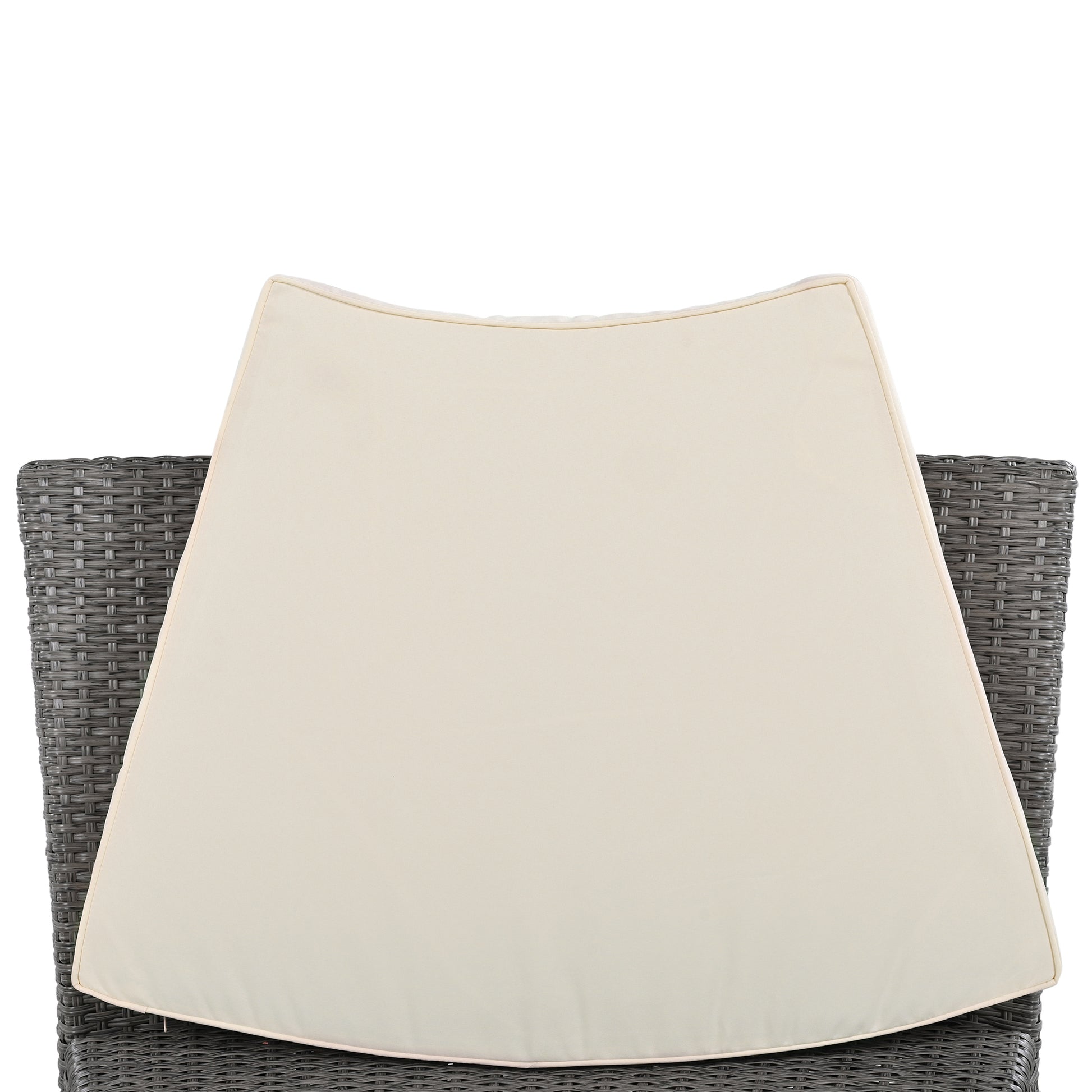 U_Style 6 - Person Fan-shaped Rattan Suit, Table,