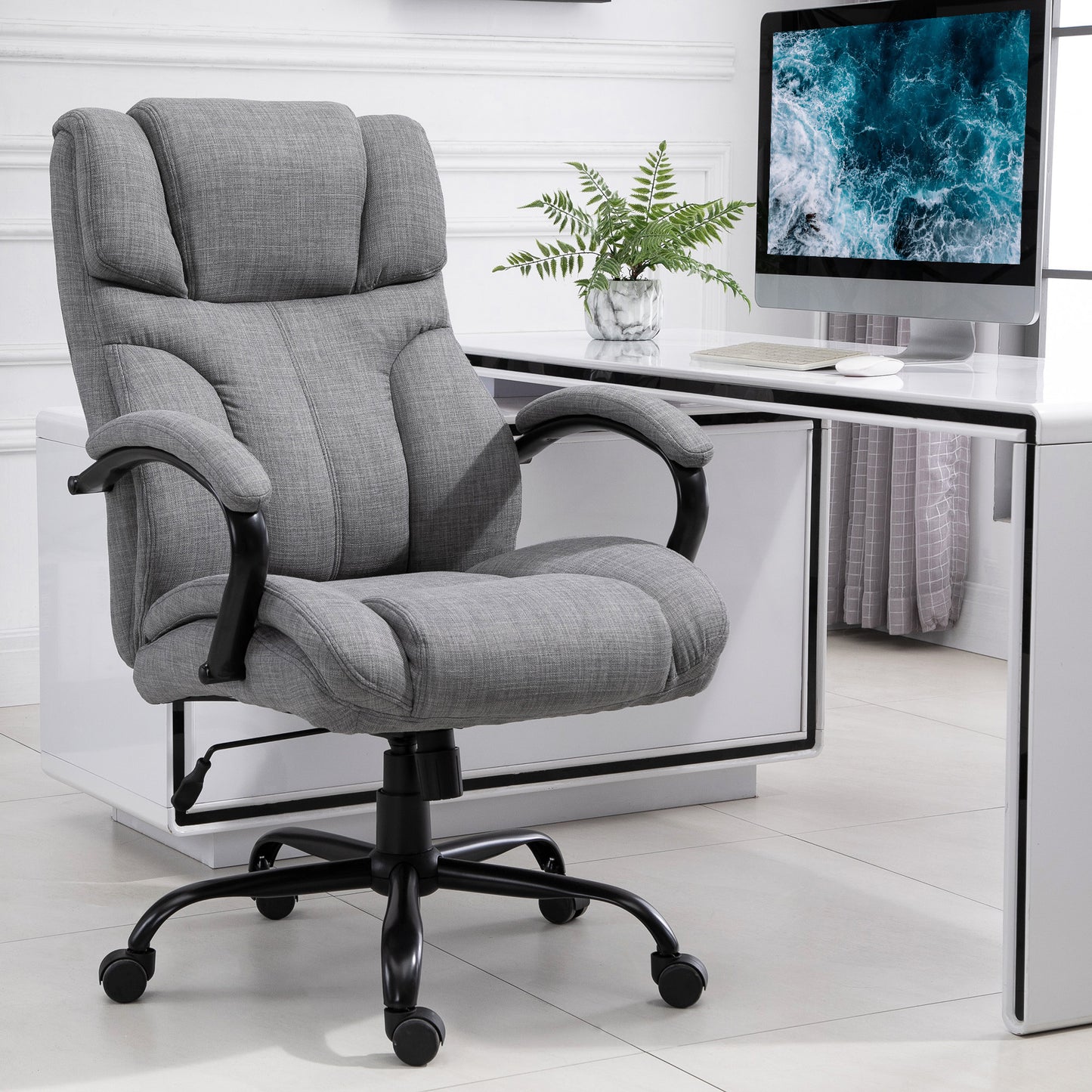 Office Chair Ergonomic Executive Computer Adjustable Height