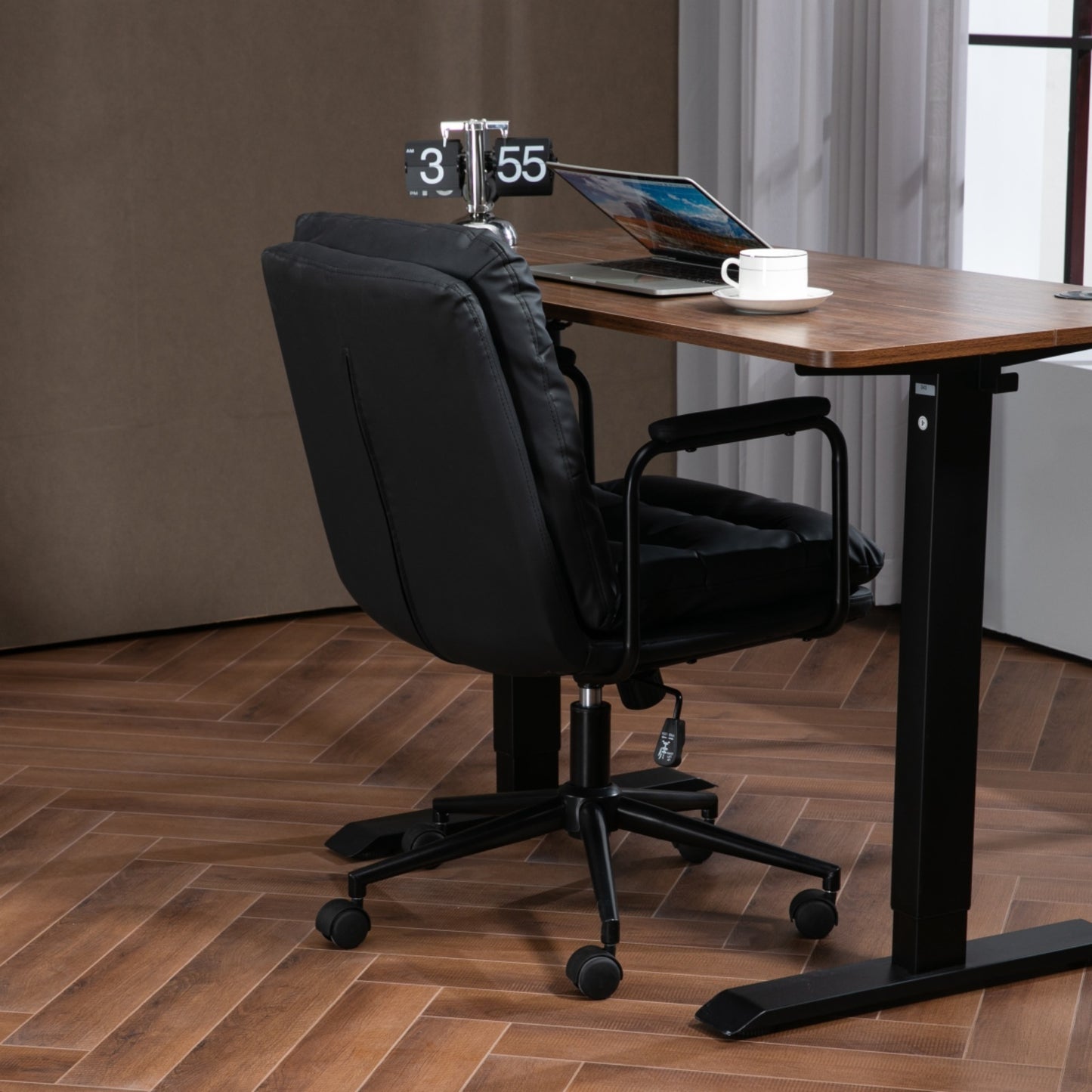 Office Chair, Home Office Desk Task Chair, Wheels, Arms