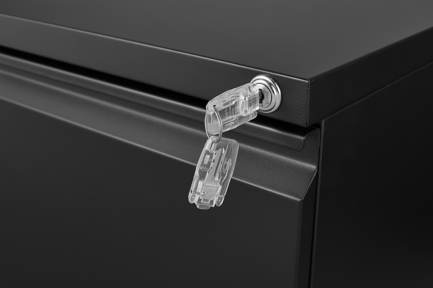 2 Drawer File Cabinet with Lock
