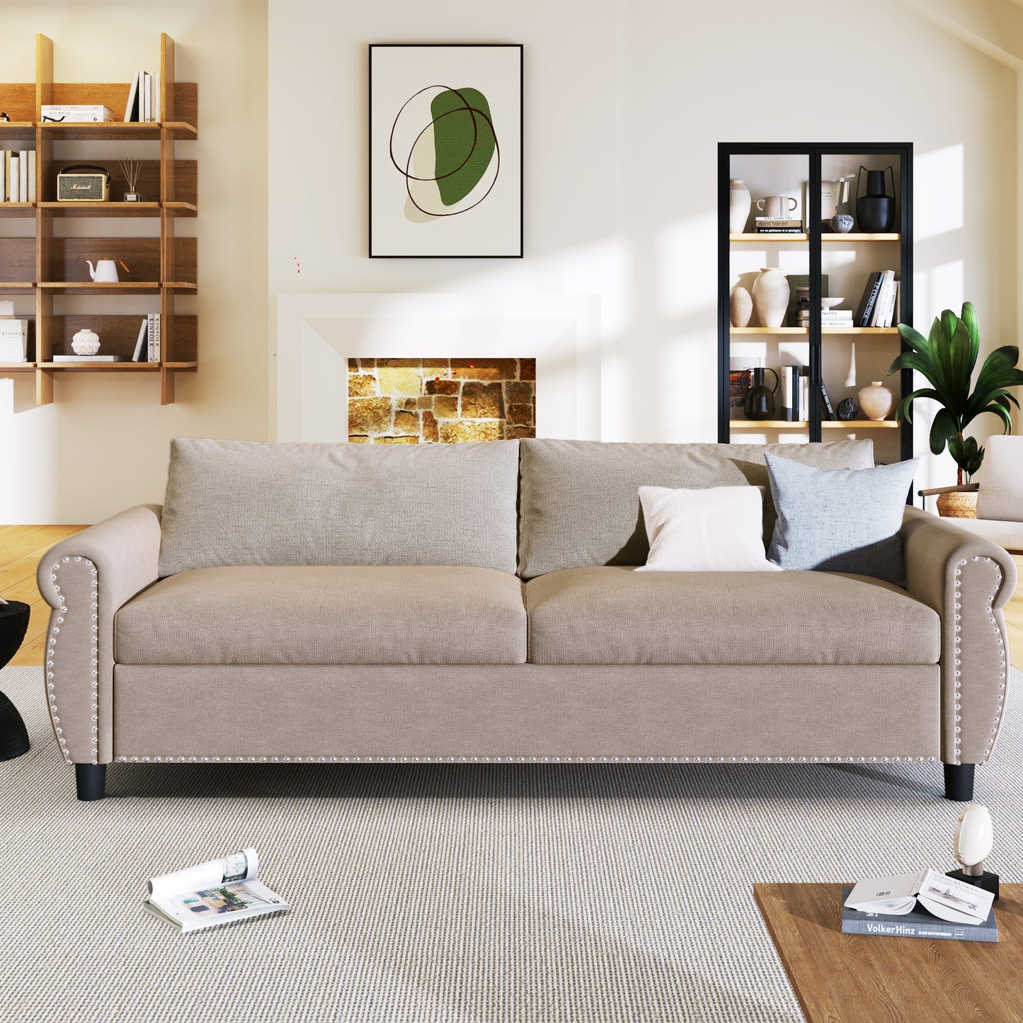 Sofa Bed Sleeper with Large Mattress for Living Room Spaces Bedroom