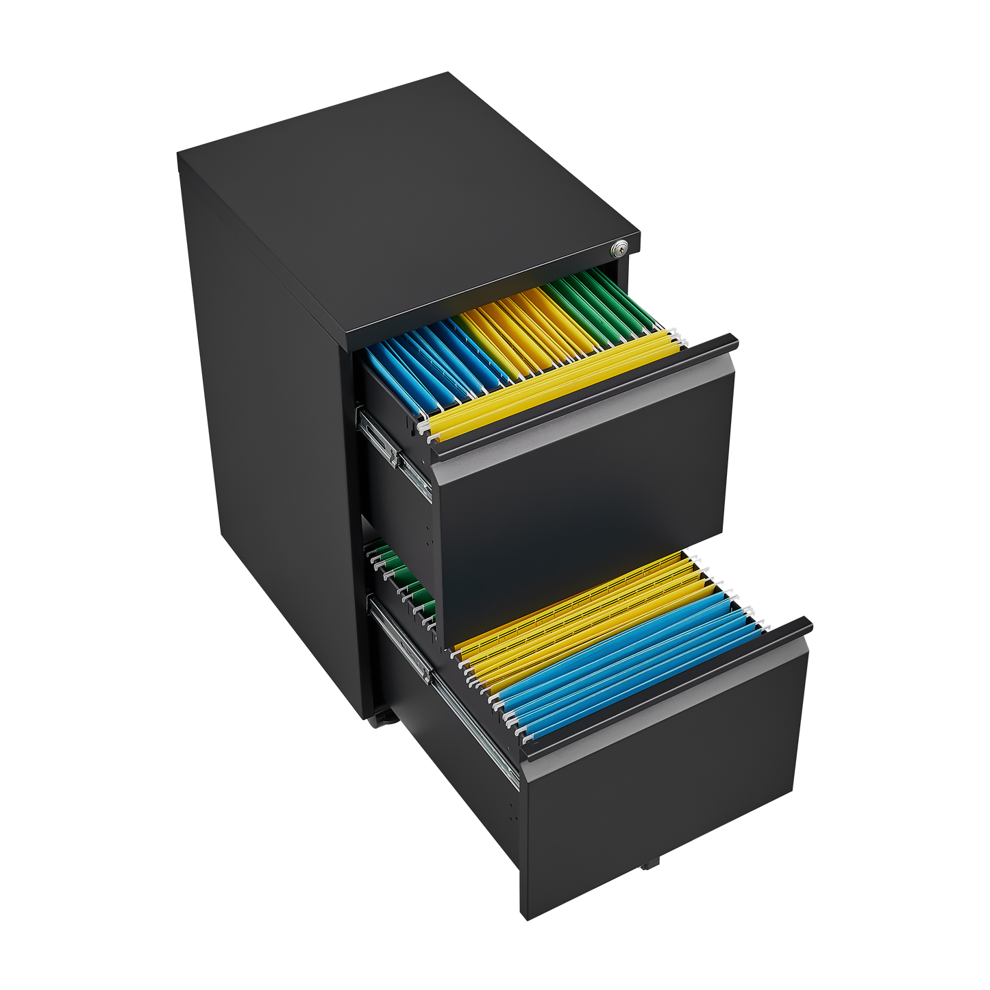 2 Drawer File Cabinet with Lock