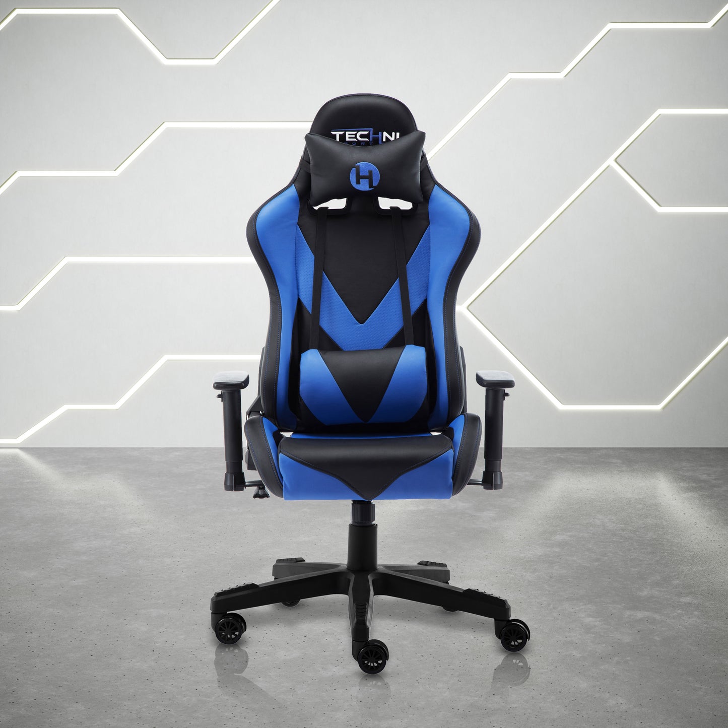 Techni Sport Office-PC Gaming Chair, Blue