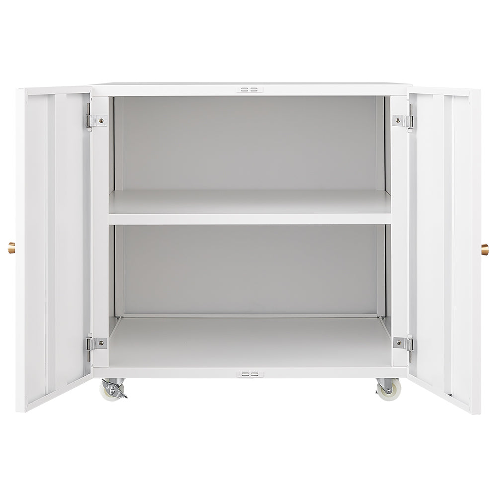 Printer Stand Storage Mobile Adjustable Shelf File Cabinet on Wheels