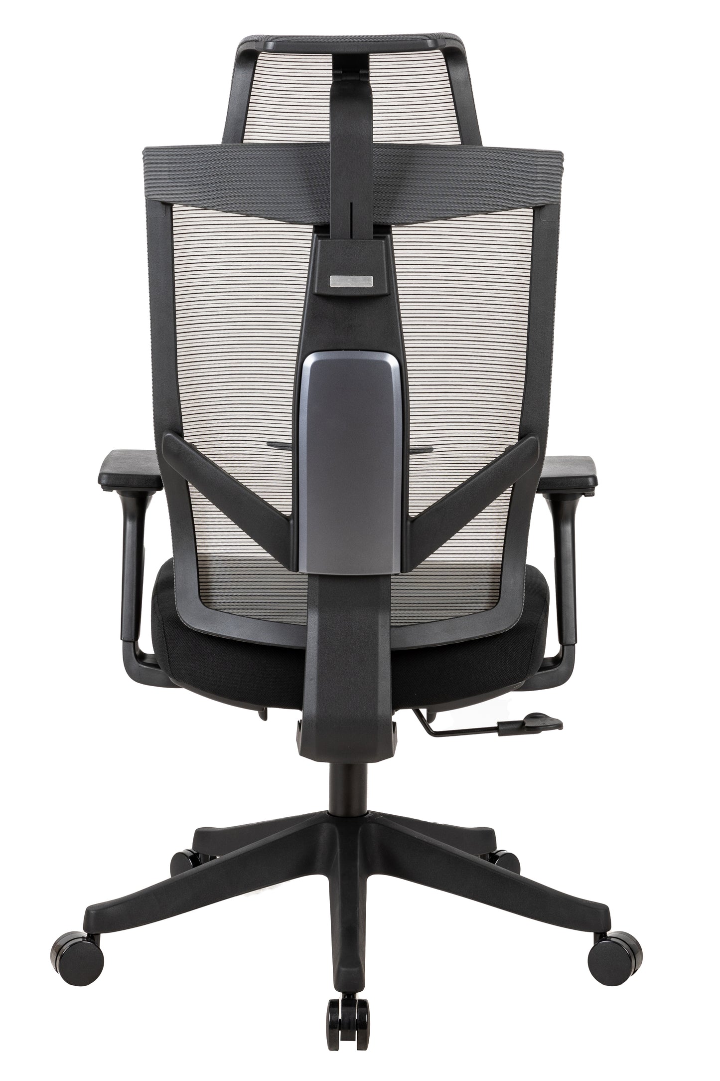 Executive office chair with headrest and 2D armrest