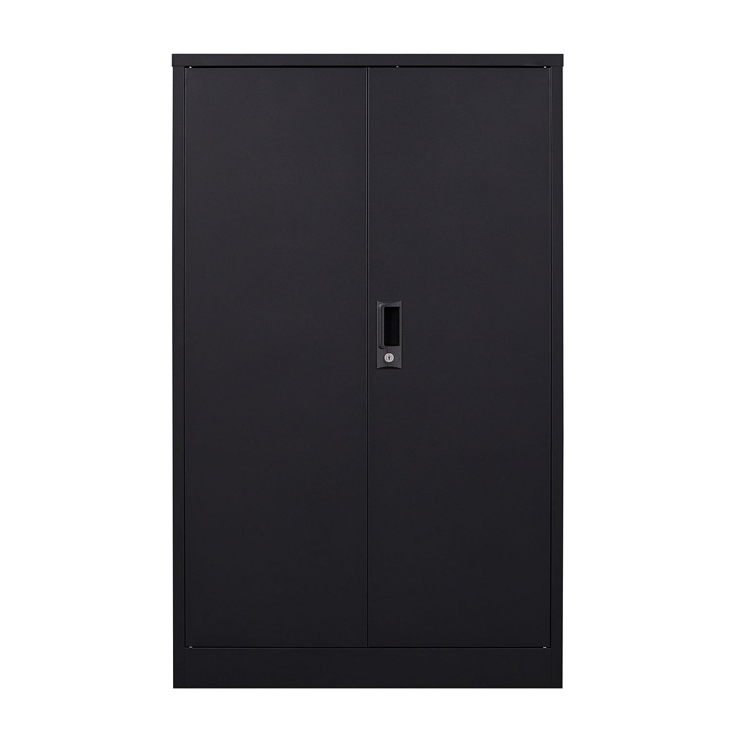 Metal Storage Cabinet with Locking Doors and Adjustable Shelf