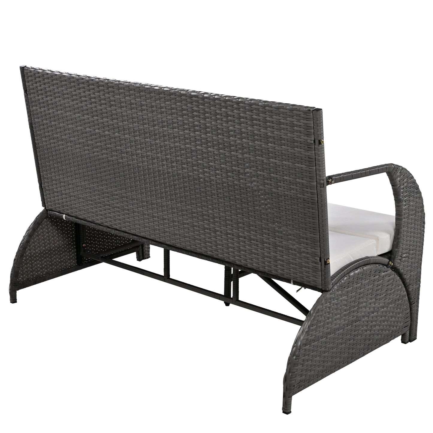 Outdoor Loveseat and Convertible to four seats and a table
