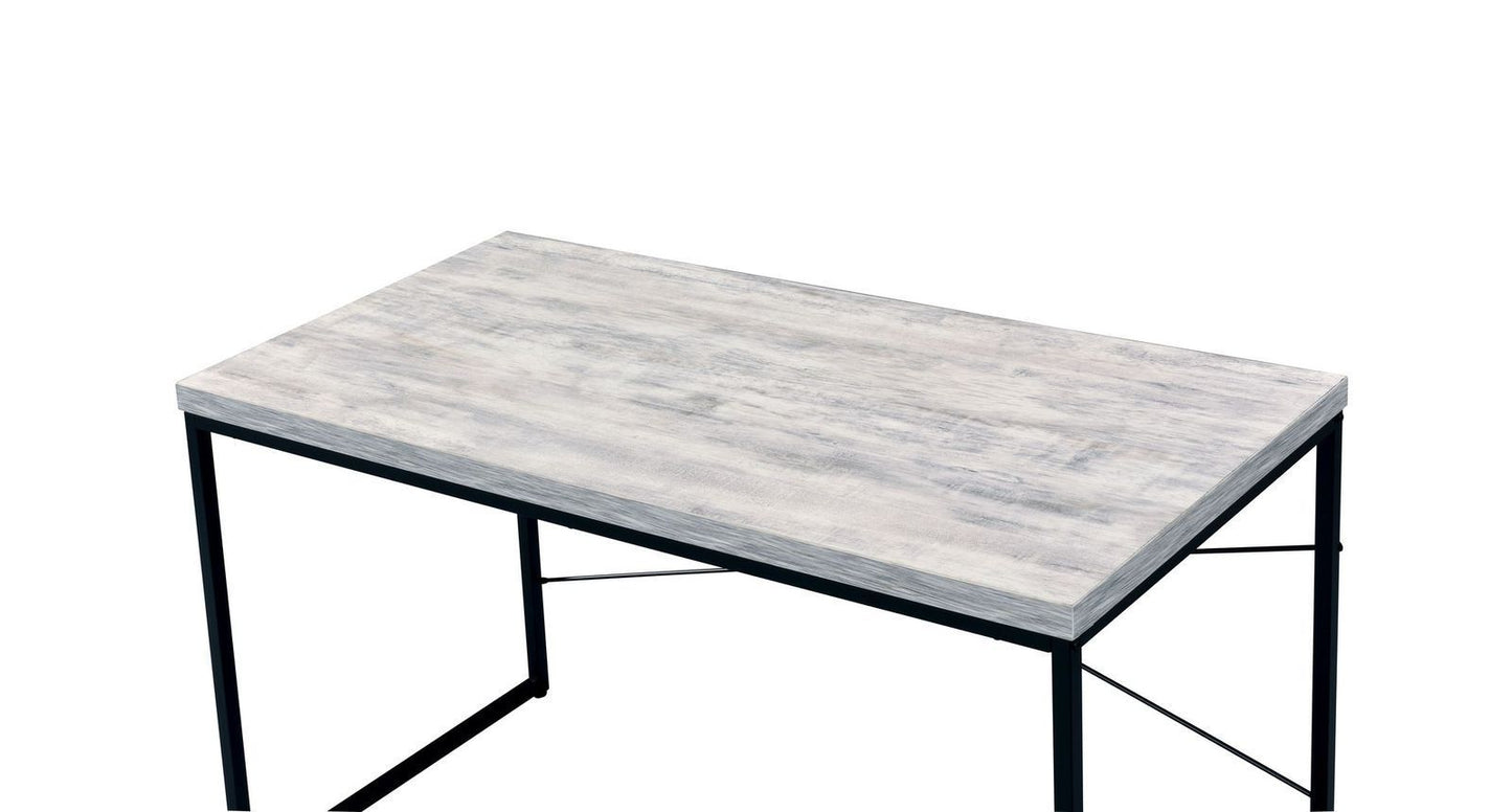 Jurgen Desk, Antique White & Black