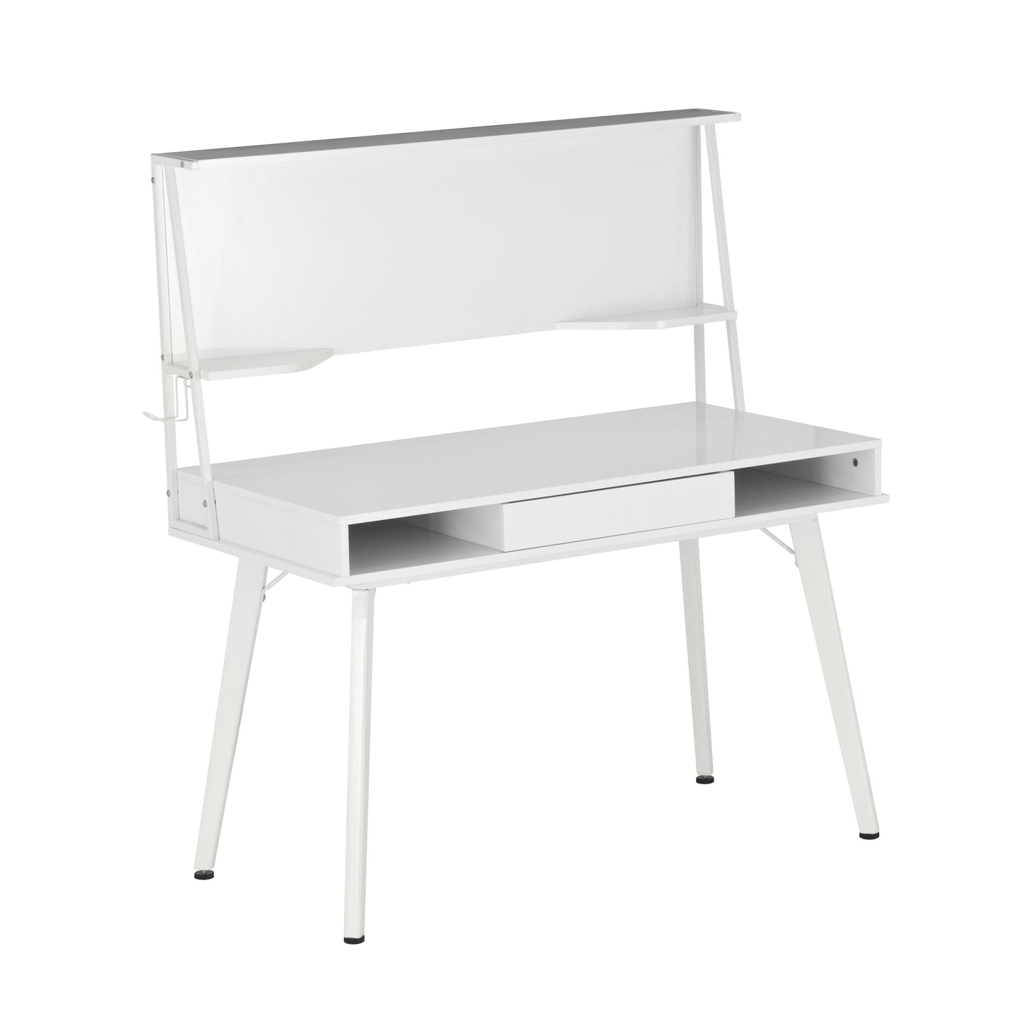 Mobili Study Computer Desk with Storage & Magnetic Dry Erase