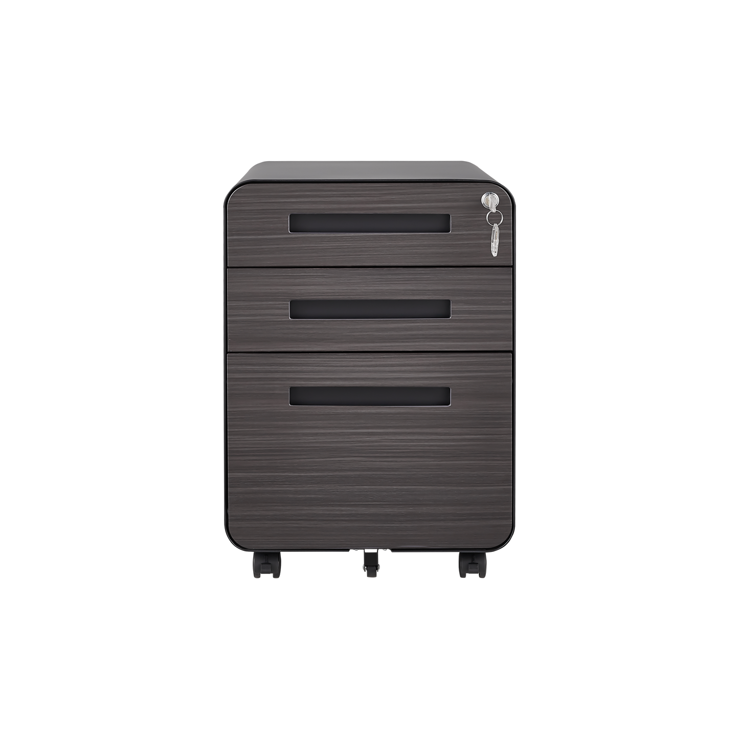 3 Drawer Mobile File Cabinet Under Desk Office