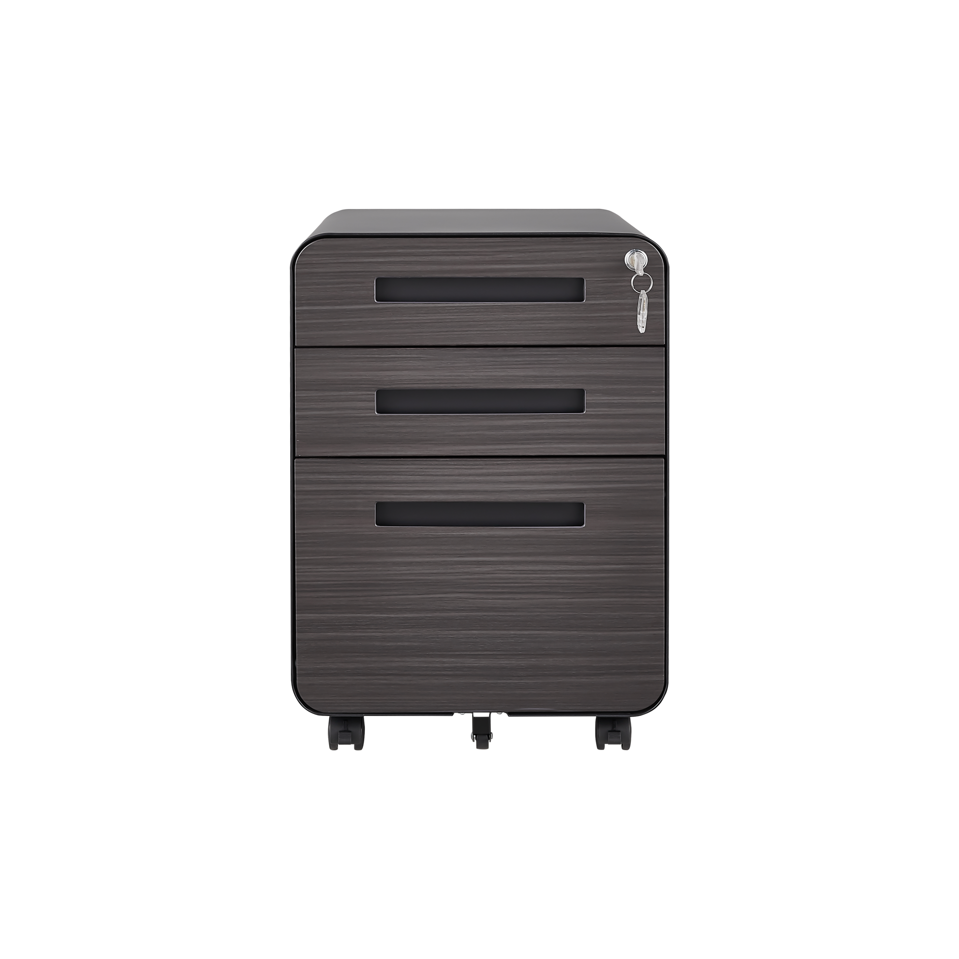 3 Drawer Mobile File Cabinet Under Desk Office
