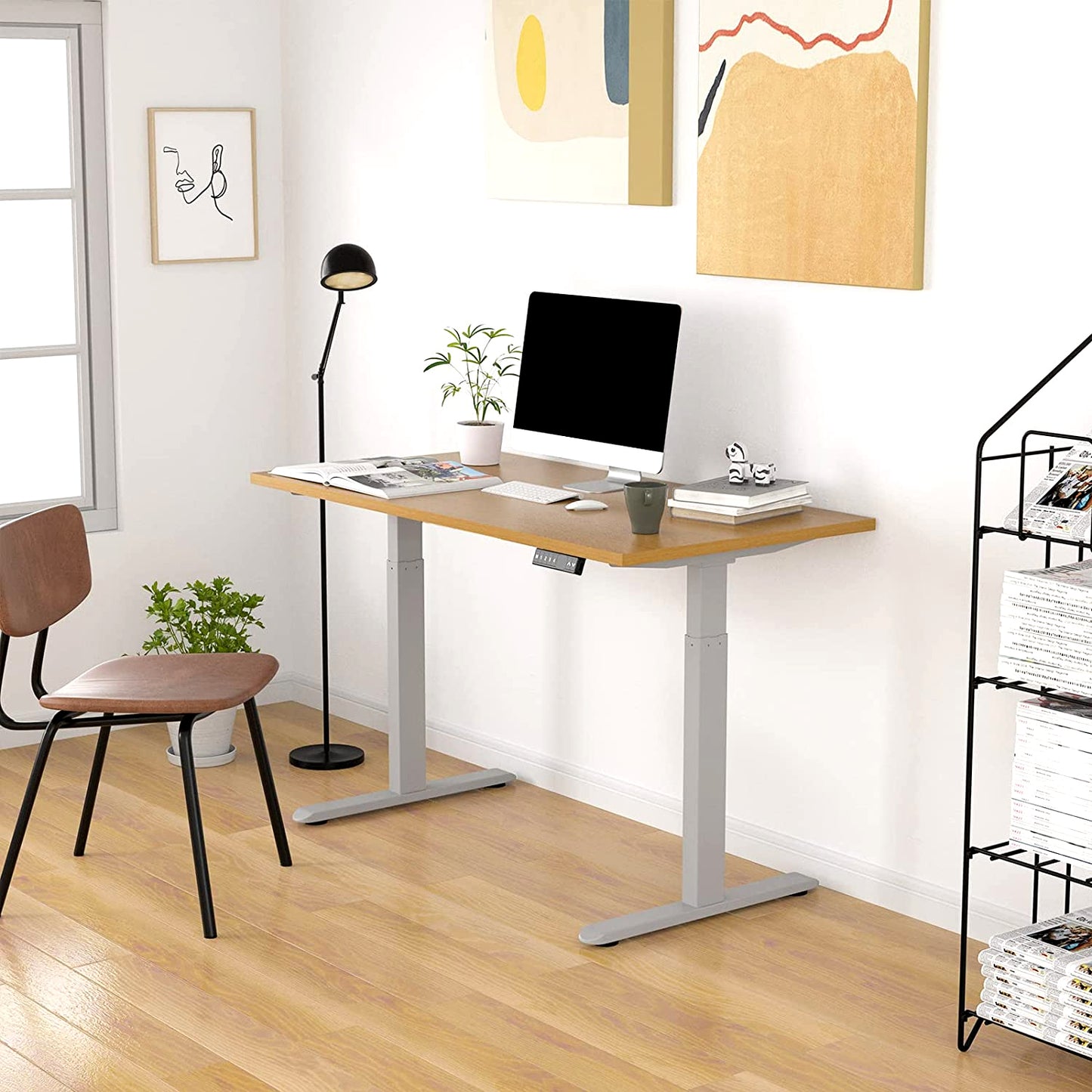 Electric Stand up Desk Frame Height Adjustable Table
