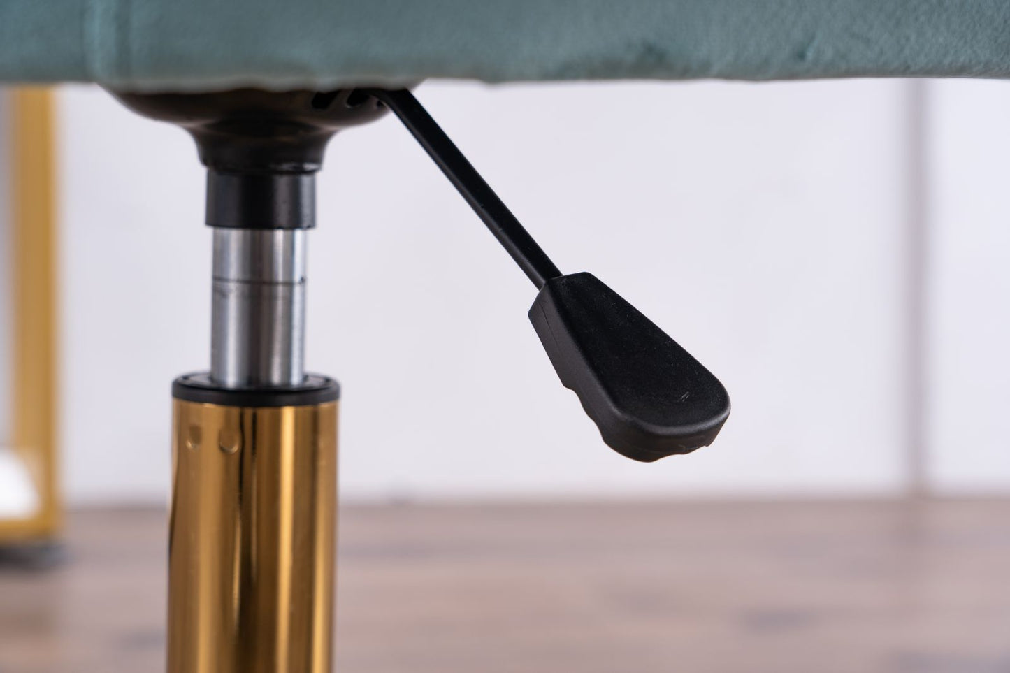 Home Office Chair with Gold Metal Legs
