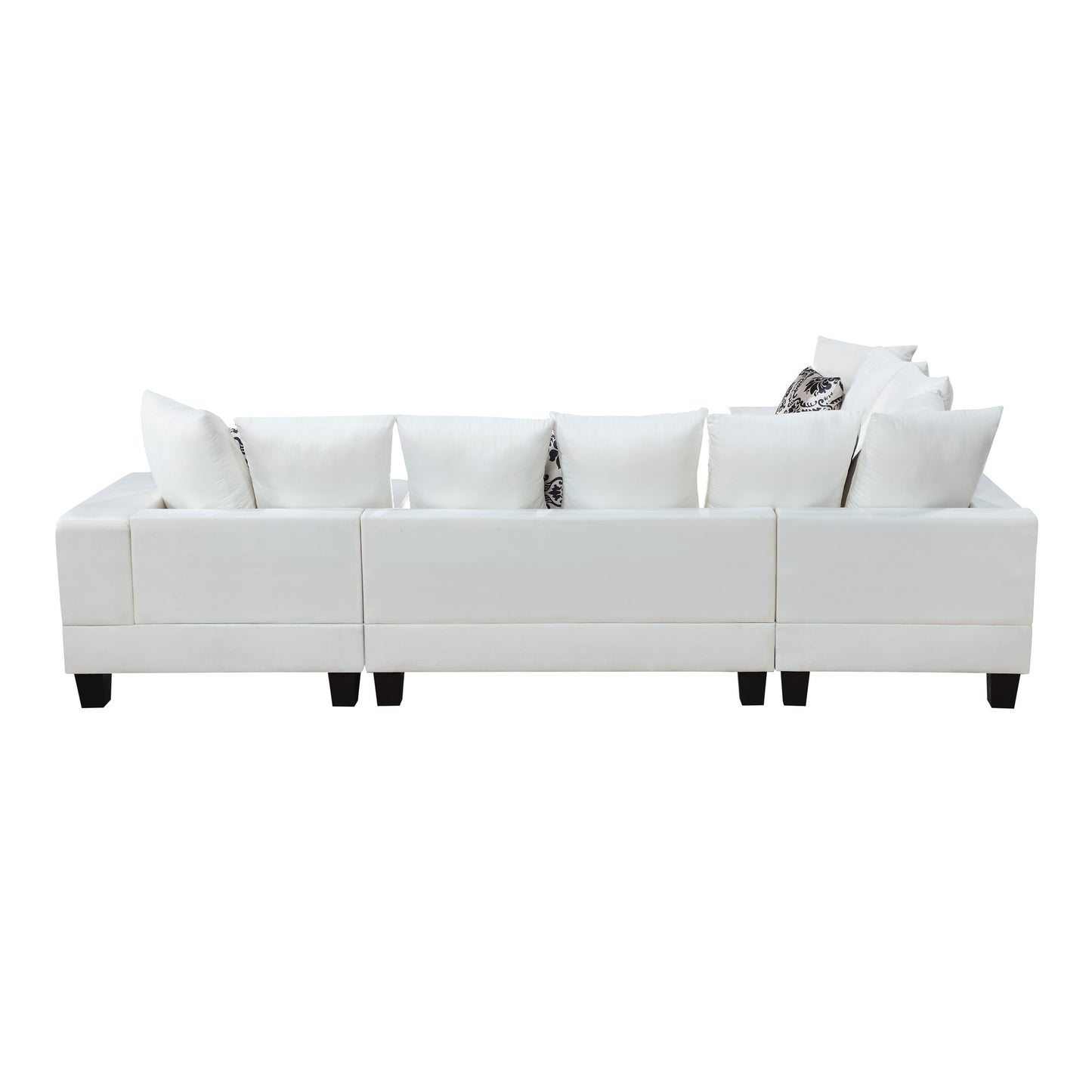 U-Shape Sectional, Corner Couch, Pillows