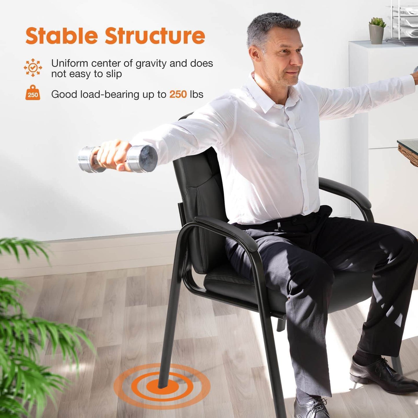 Leather Conference Room Chairs Padded Arms