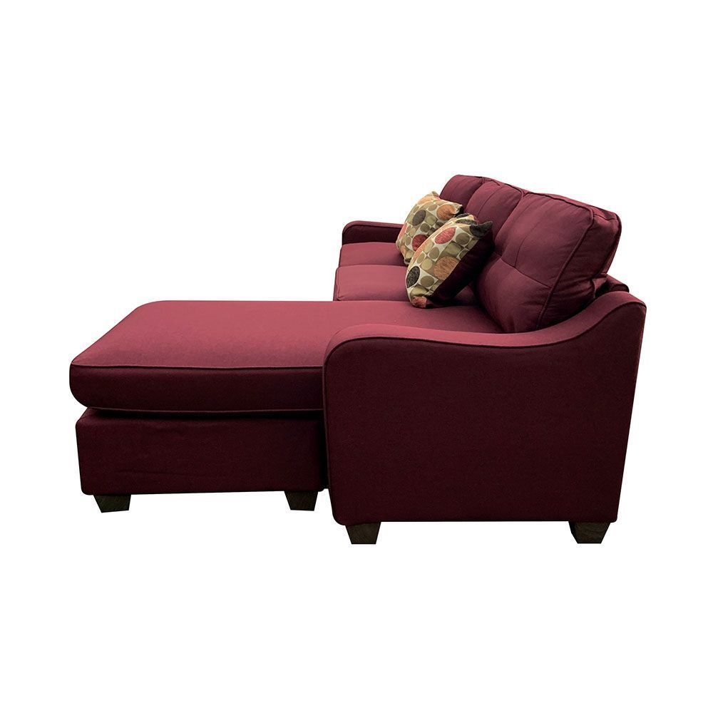 Cleavon II Sectional Sofa with 2 Red Pillows