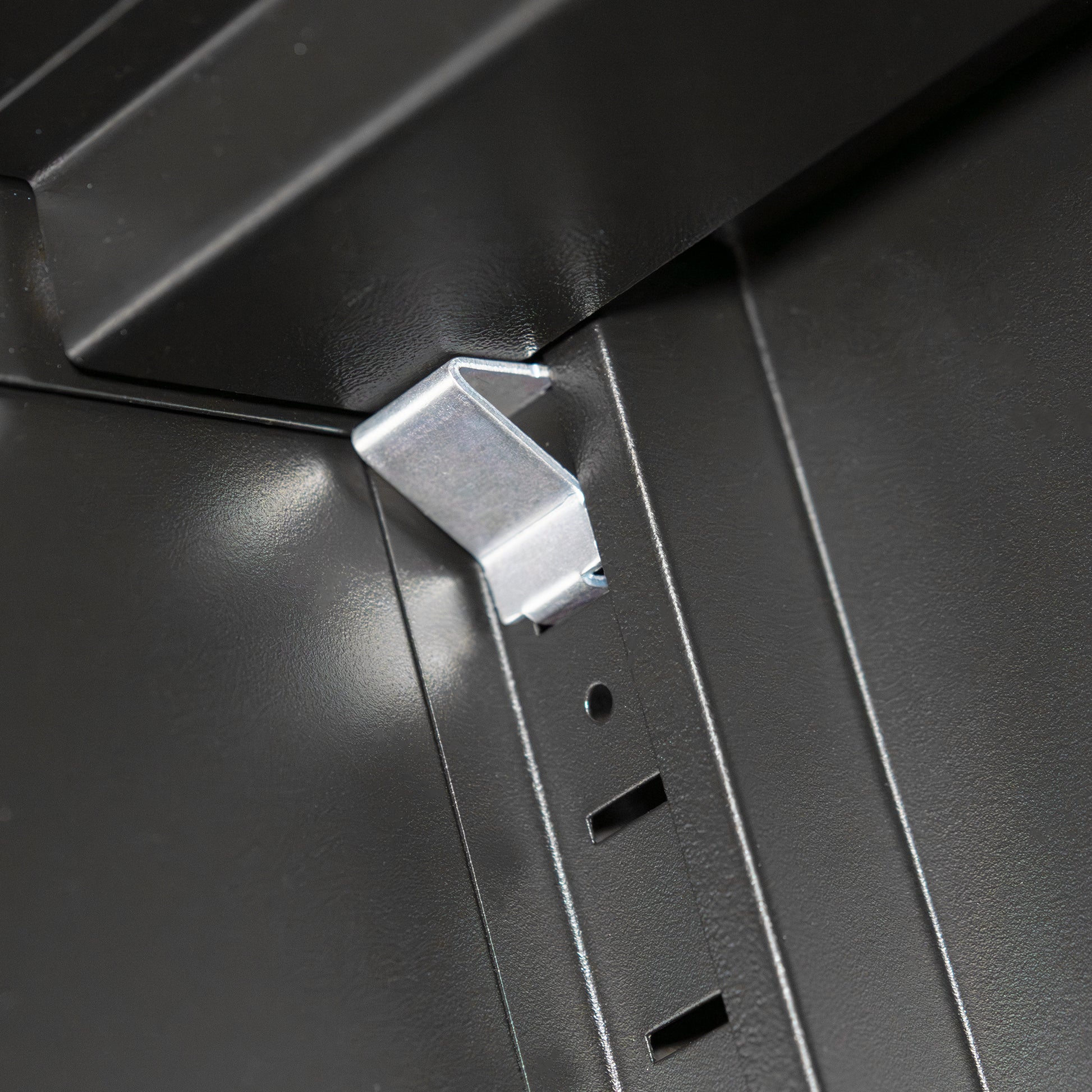 Metal Storage Cabinet with 2 Doors and 2 Adjustable Shelves