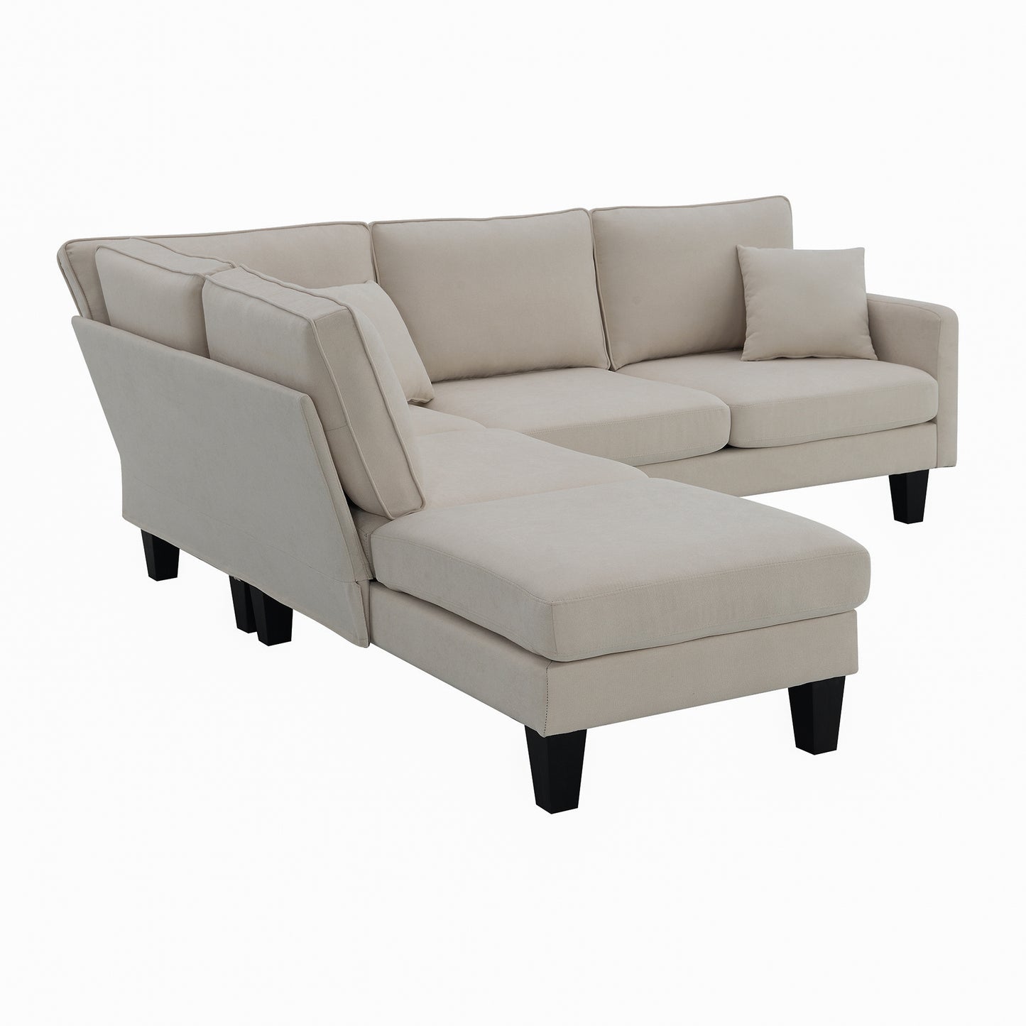 Sectional Sofa, 5-Seat Set, Chaise Lounge, Living Room,