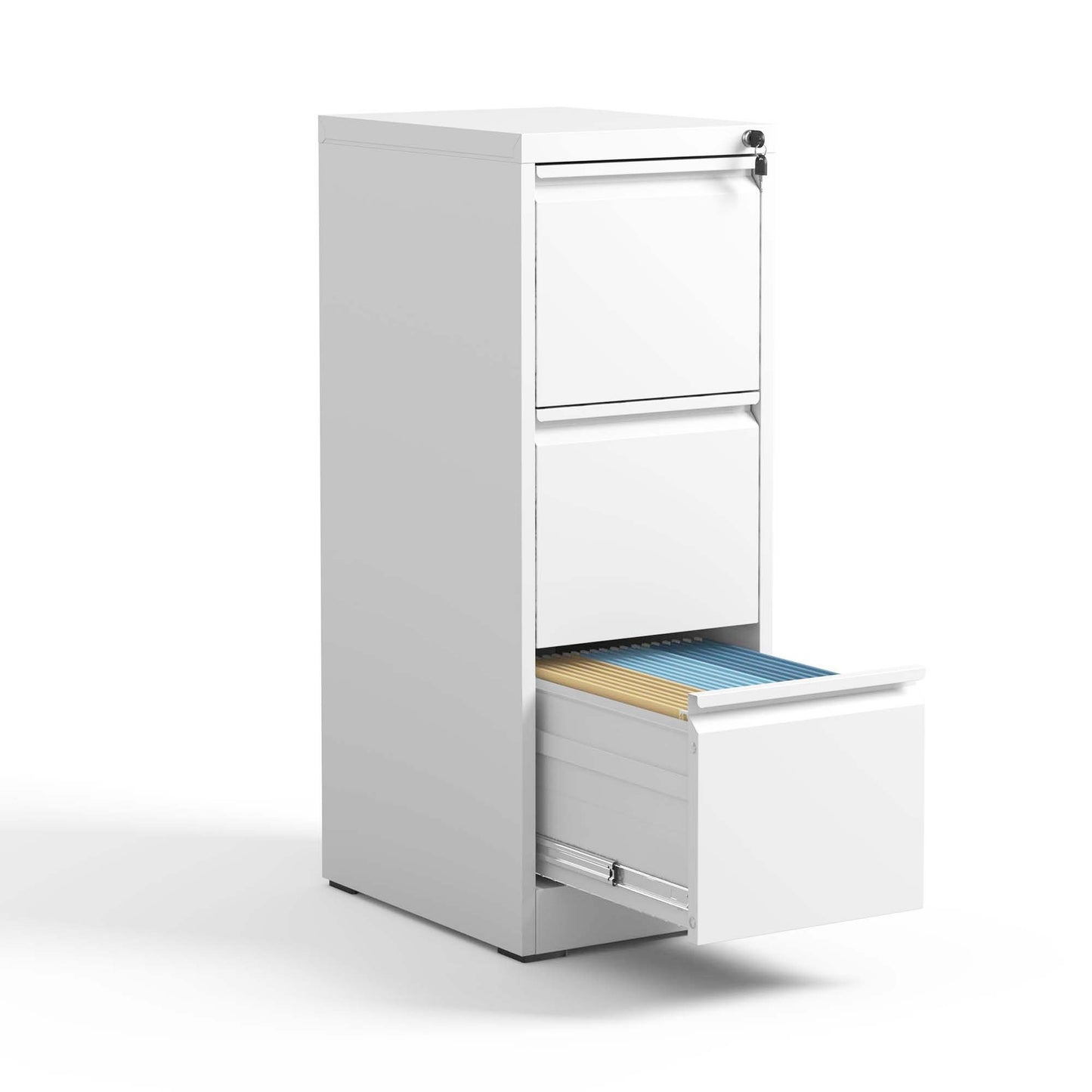 3 Drawer File Cabinet with Lock Office Home