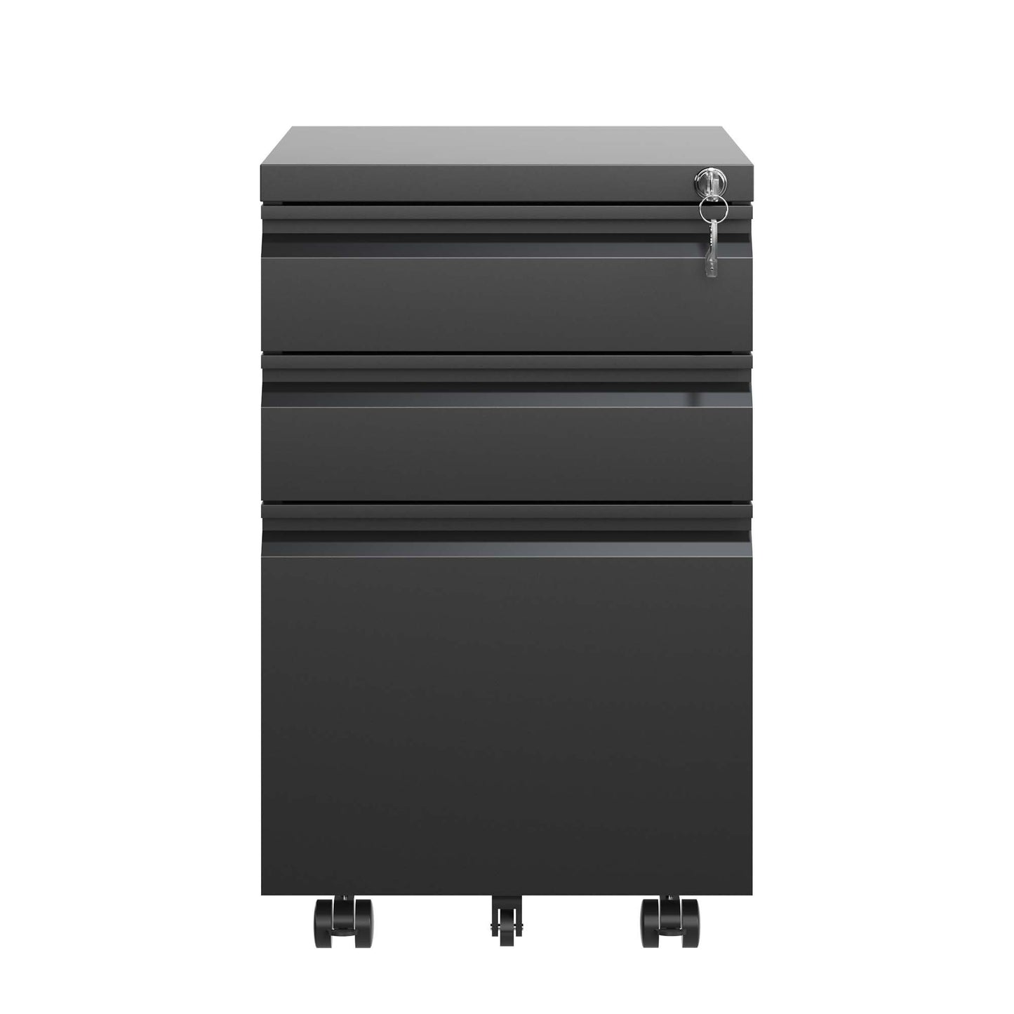 3 Drawer Mobile File Cabinet, Filing Cabinets for Home Office