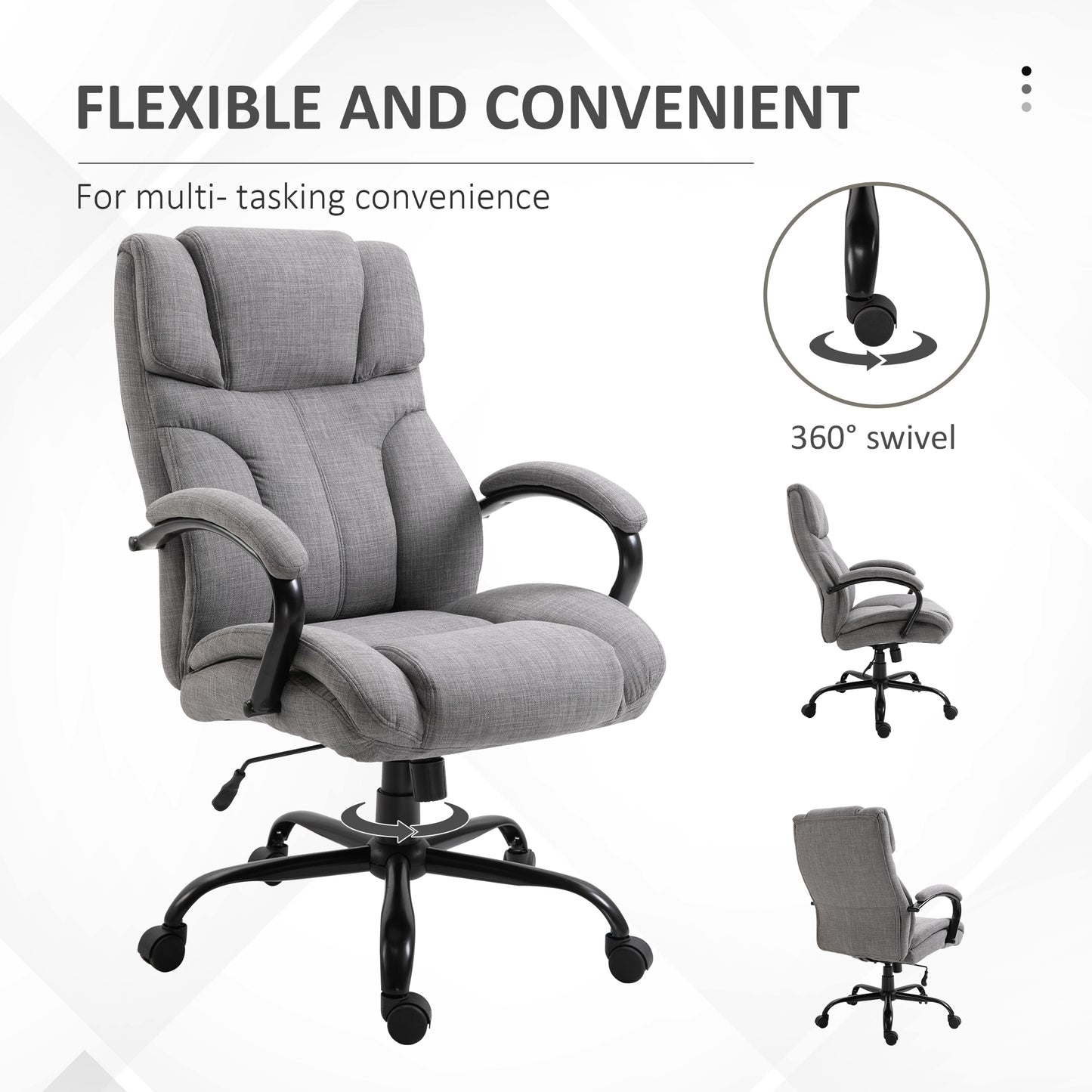Office Chair Ergonomic Executive Computer Adjustable Height