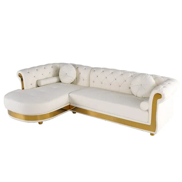 L-Shaped Sectional Sofa: 5-Seater Loveseat
