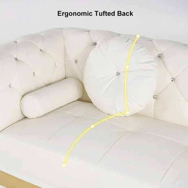 L-Shaped Sectional Sofa: 5-Seater Loveseat