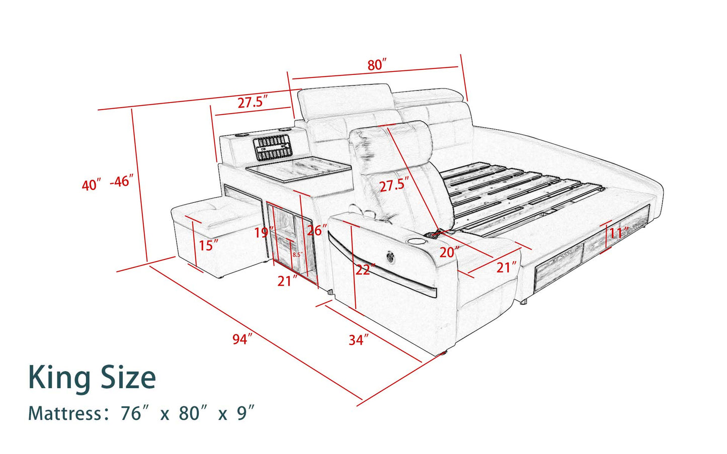 Multifunctional Smart Bed | Futuristic Furniture