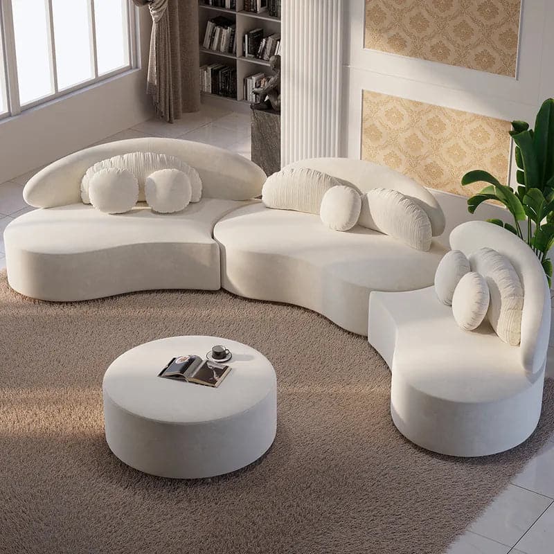 7-Seat Sofa Round Sectional Modular