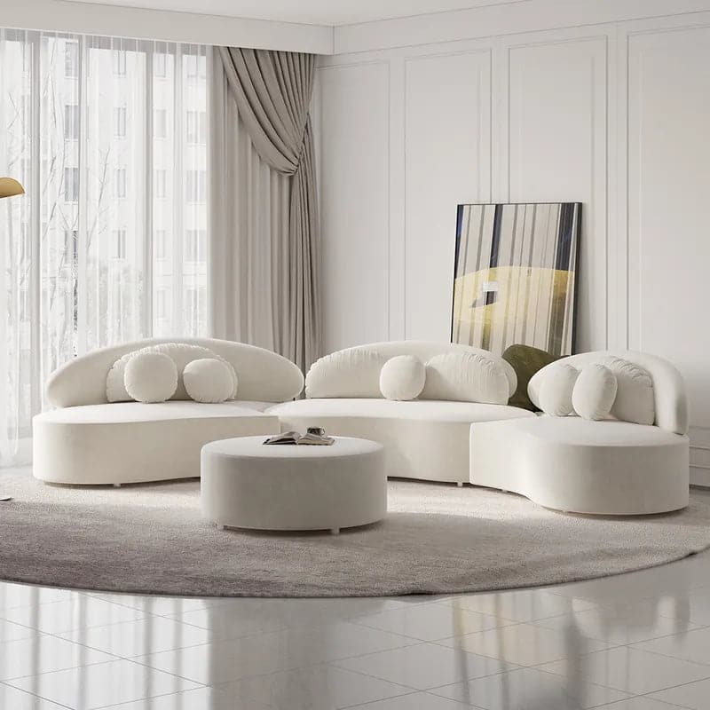 7-Seat Sofa Round Sectional Modular