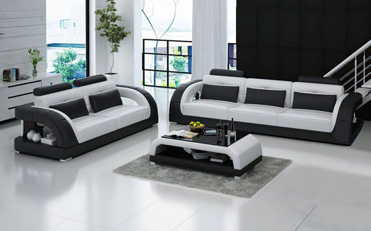 Modern Leather Sofa Set