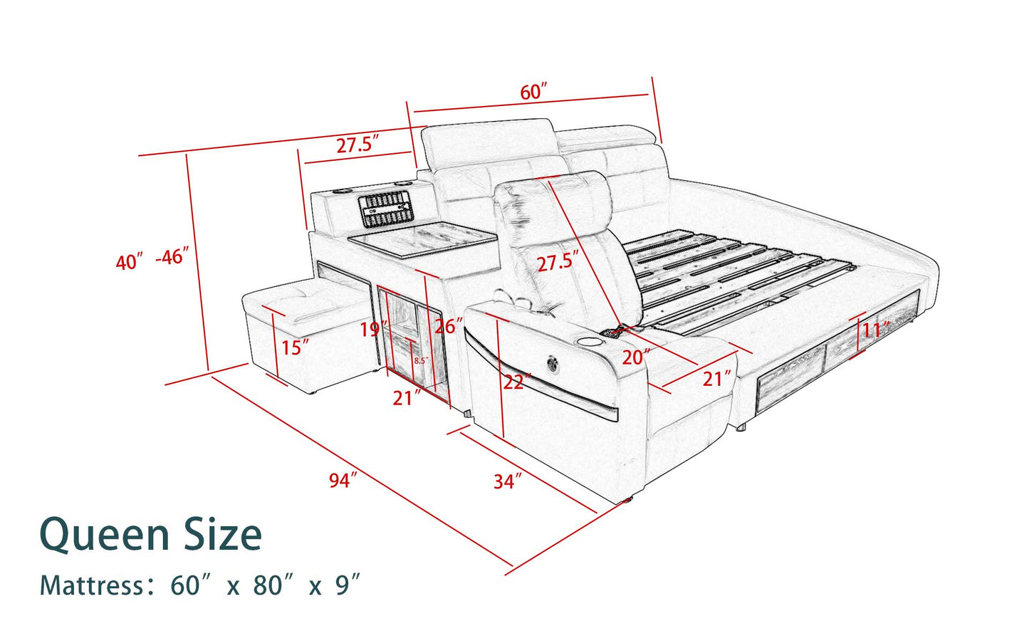 Multifunctional Smart Bed | Futuristic Furniture