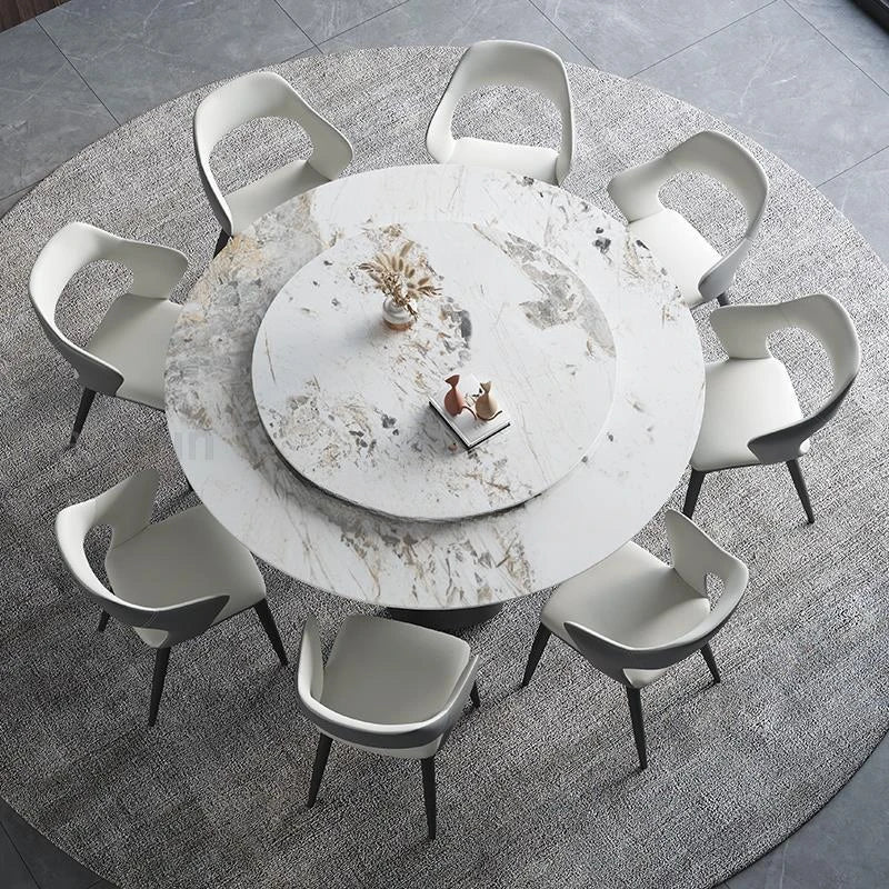 Stainless Steel Marble Dining Table: Modern, Long, Glossy Slate Finish
Stainless Steel Marble Dining Table: Modern, Long, Glossy Slate Finish