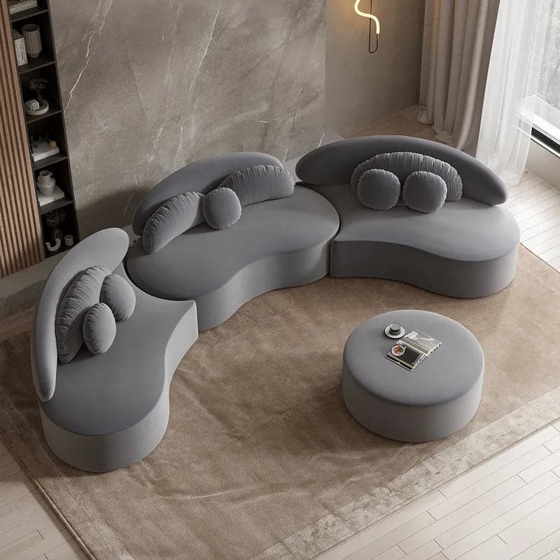 7-Seat Sofa Round Sectional Modular