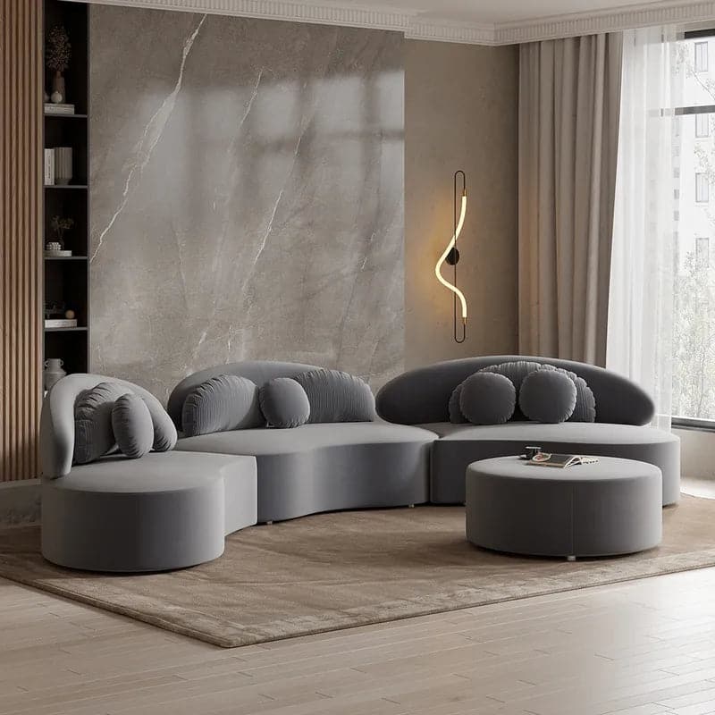 7-Seat Sofa Round Sectional Modular